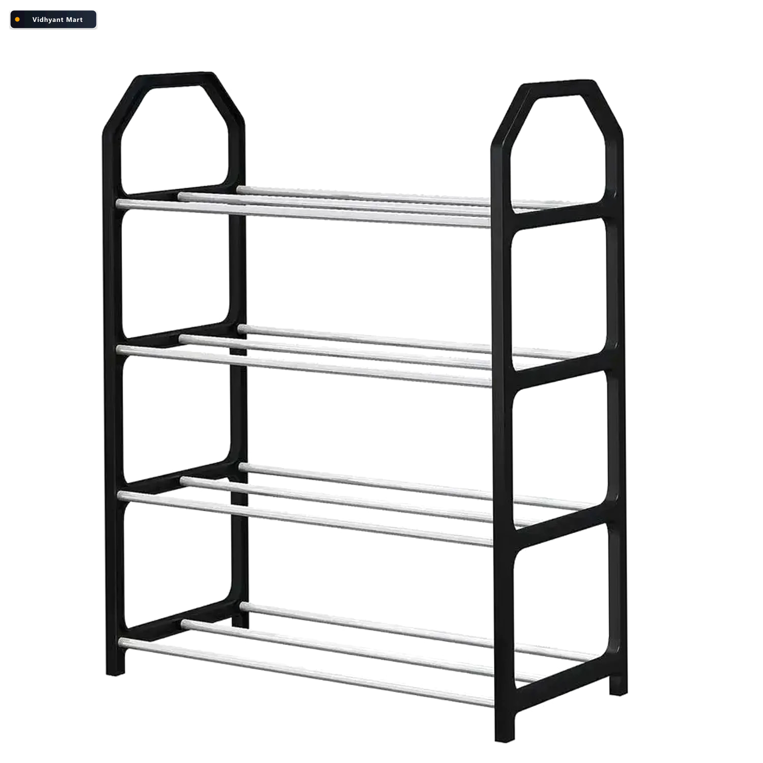 Vidhyant Mart Folding Shoe Rack 4 Layer Space Saving Organizer D 4
