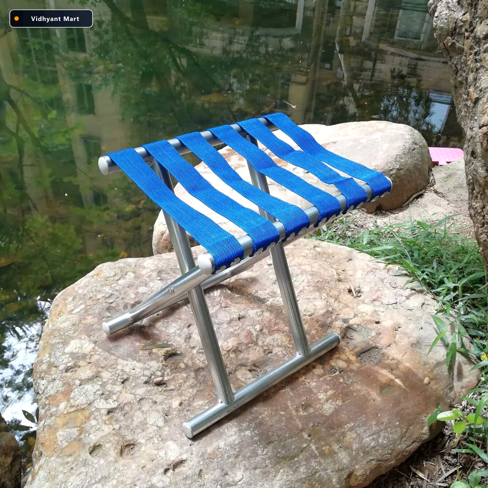 Vidhyant Mart Folding Travel Stool Portable Lightweight Trekola 2