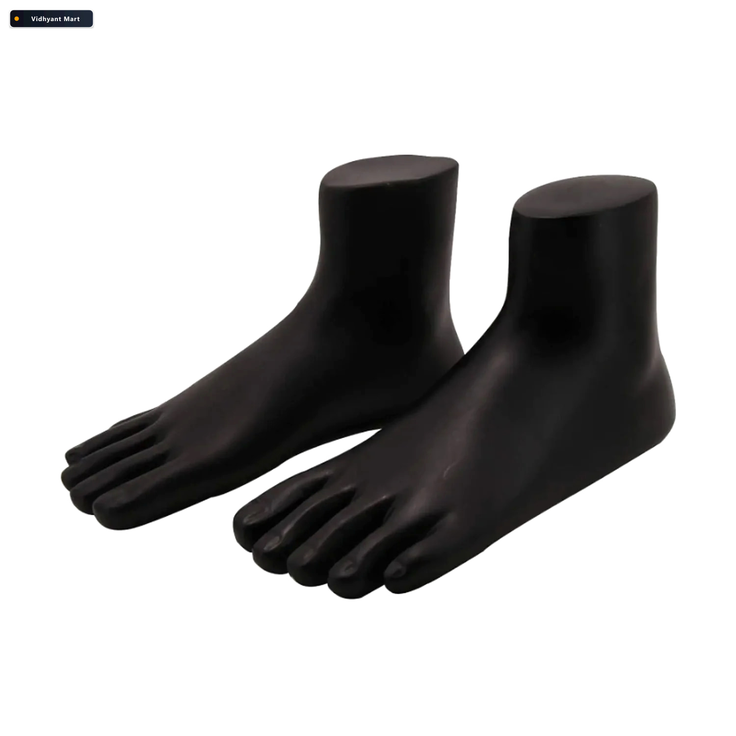 Vidhyant Mart Foot Mannequin Display Stand Pair Premium Black Fo 4