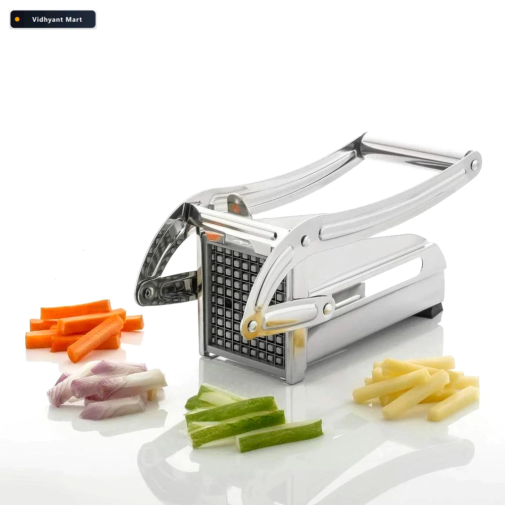 Vidhyant Mart French Fries Cutter Potato Chips Maker With 2 Blad 2
