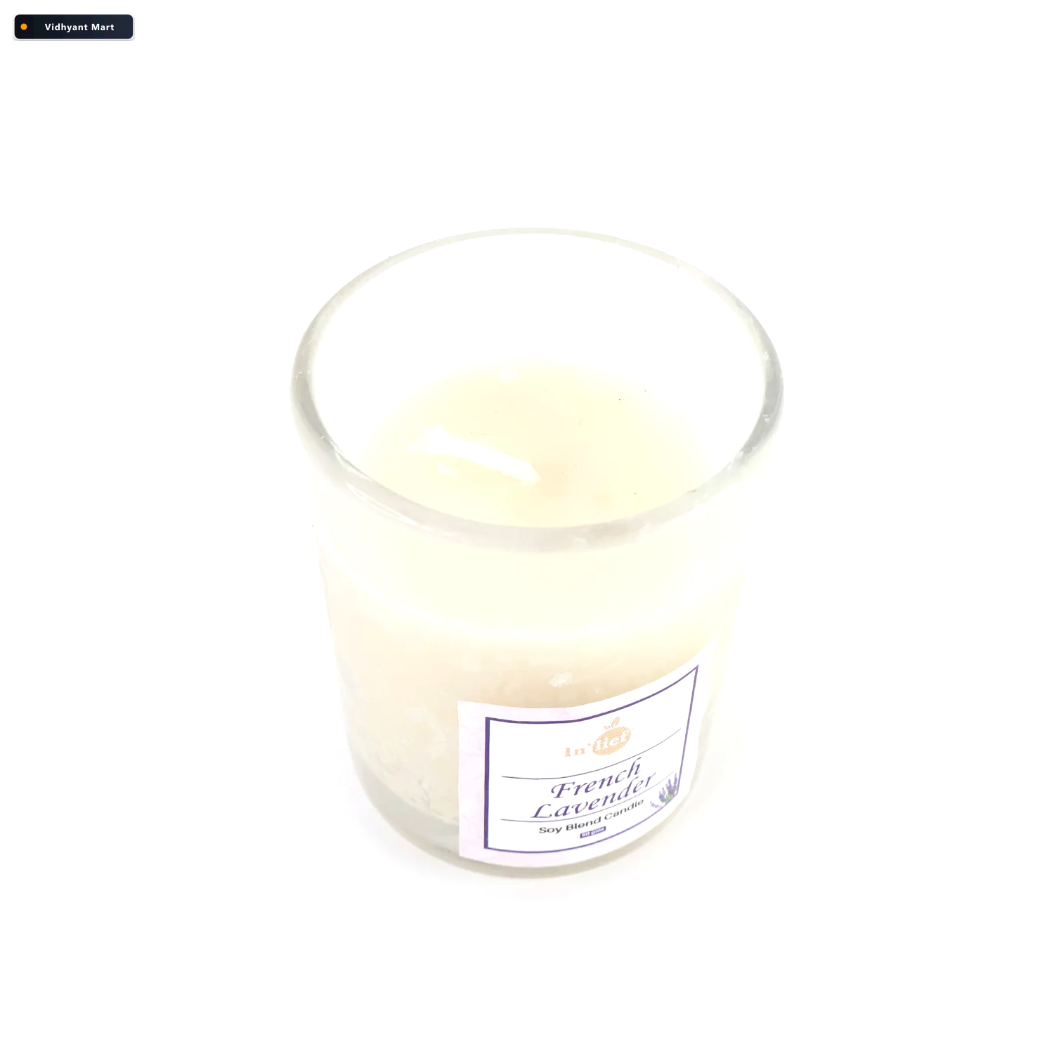 Vidhyant Mart French Lavender Soy Candle Relaxing Aromatherapy J 4