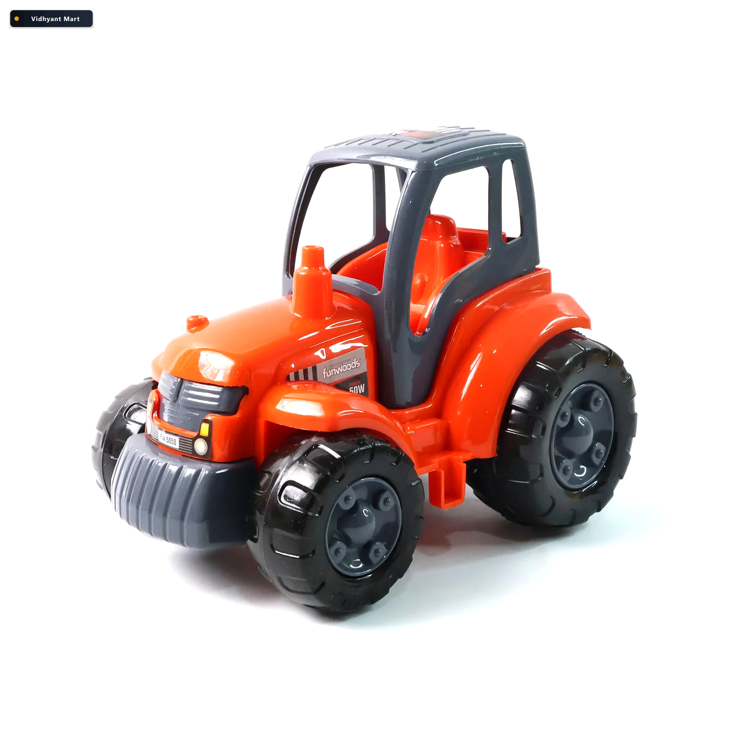 Vidhyant Mart Friction Powered Tractor Toy Durable Kids Farm Veh 3