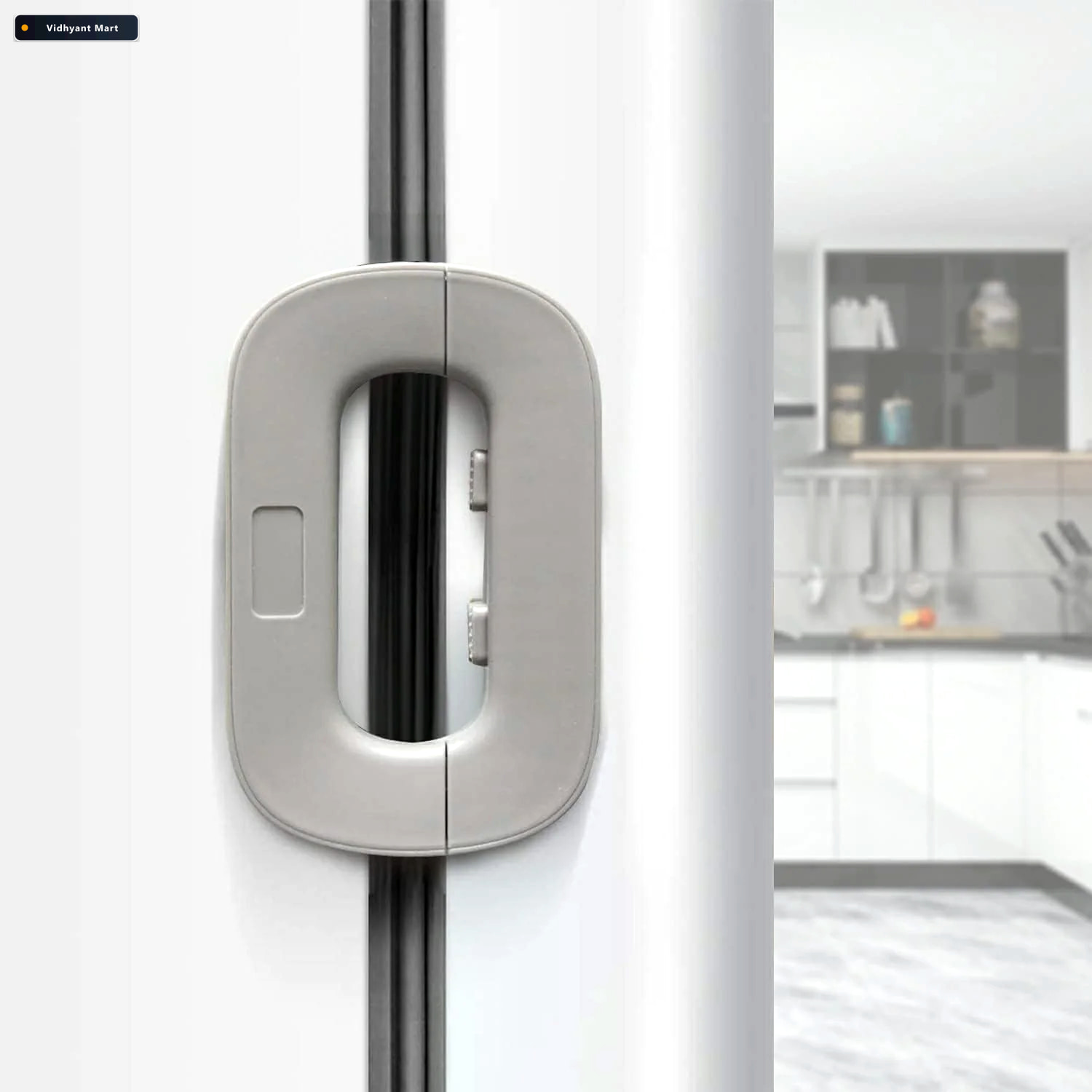 Vidhyant Mart Fridge Freezer Door Lock Easy Install Baby Safety 1