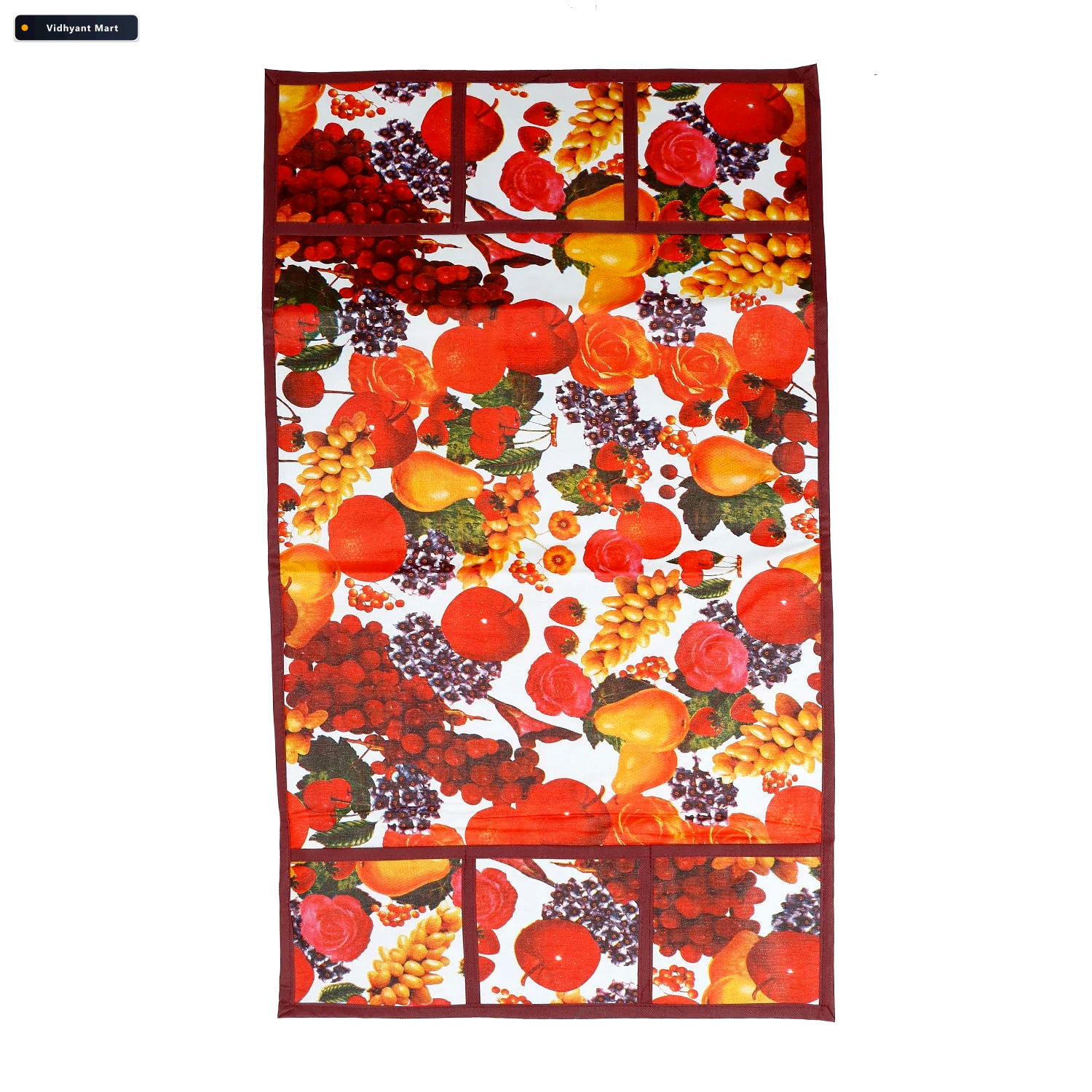 Vidhyant Mart Fridge Top Cover Decorative Pvc Kitchen Appliance 2