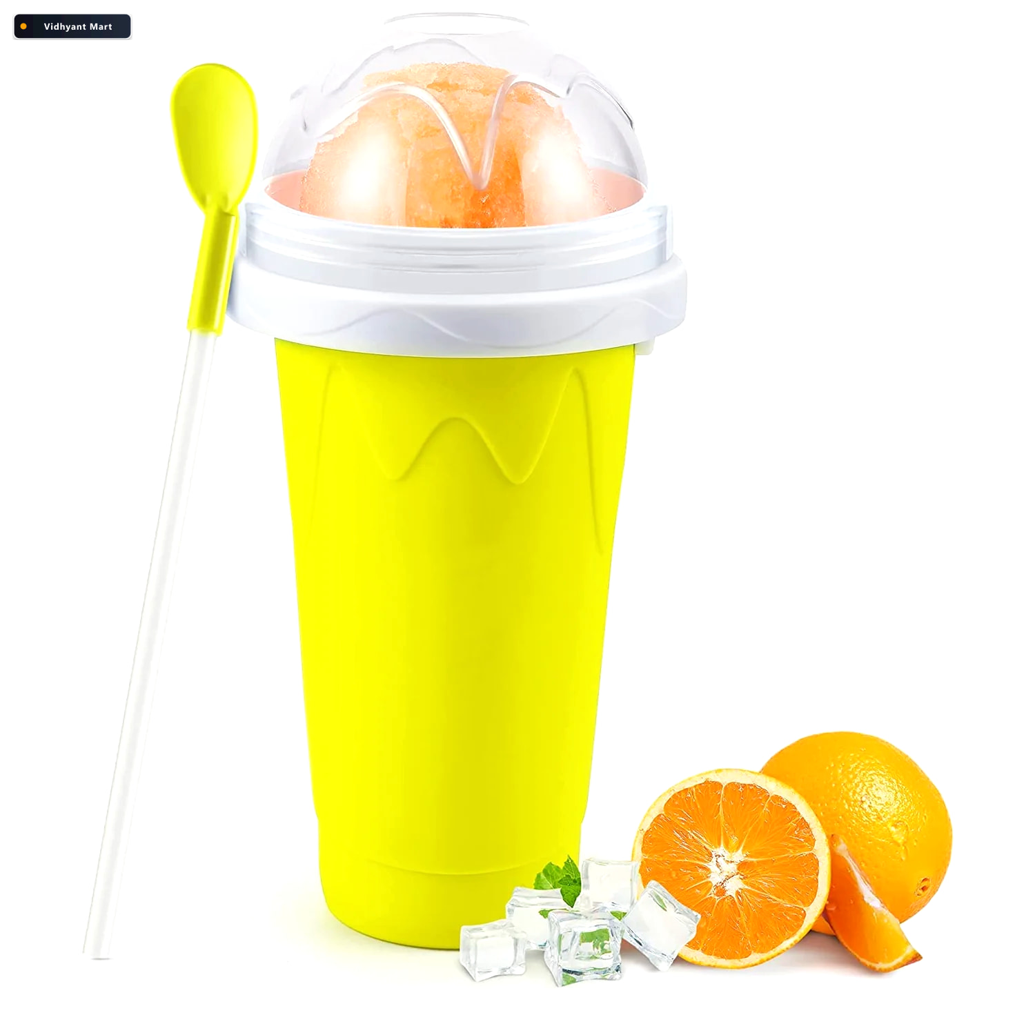 Vidhyant Mart Frozen Smoothies Maker Cup Double Layer Slushy Tid 3
