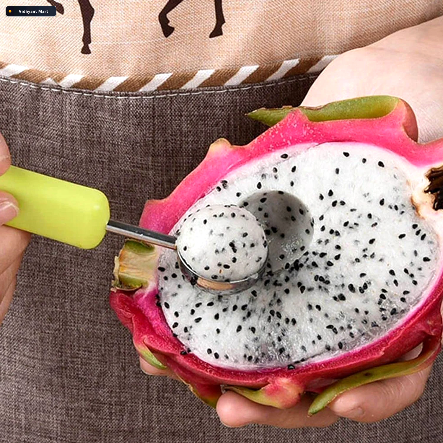 Vidhyant Mart Fruit Baller Scooper Set 4 In 1 Stainless Steel Ch 2
