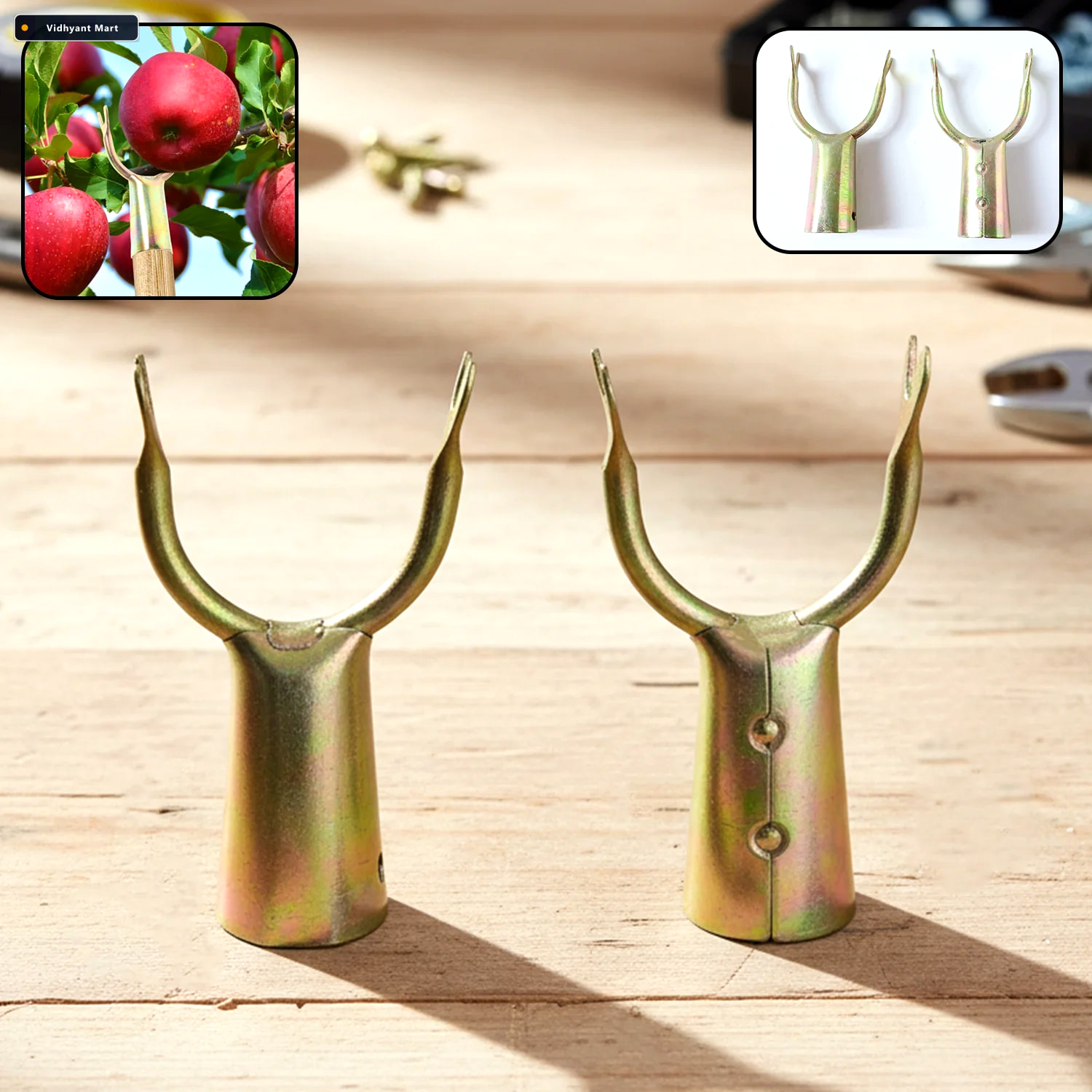 Vidhyant Mart Fruit Plucking Tool Head Set Easy Manual Tree Frui 1