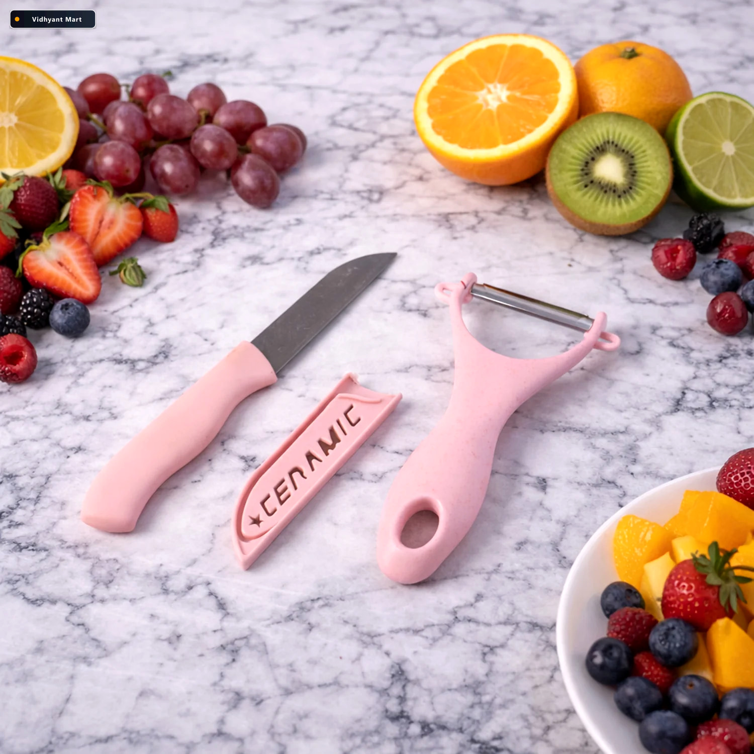Vidhyant Mart Fruit Vegetable Cutting Board Set 3 In 1 Kitchen P 4