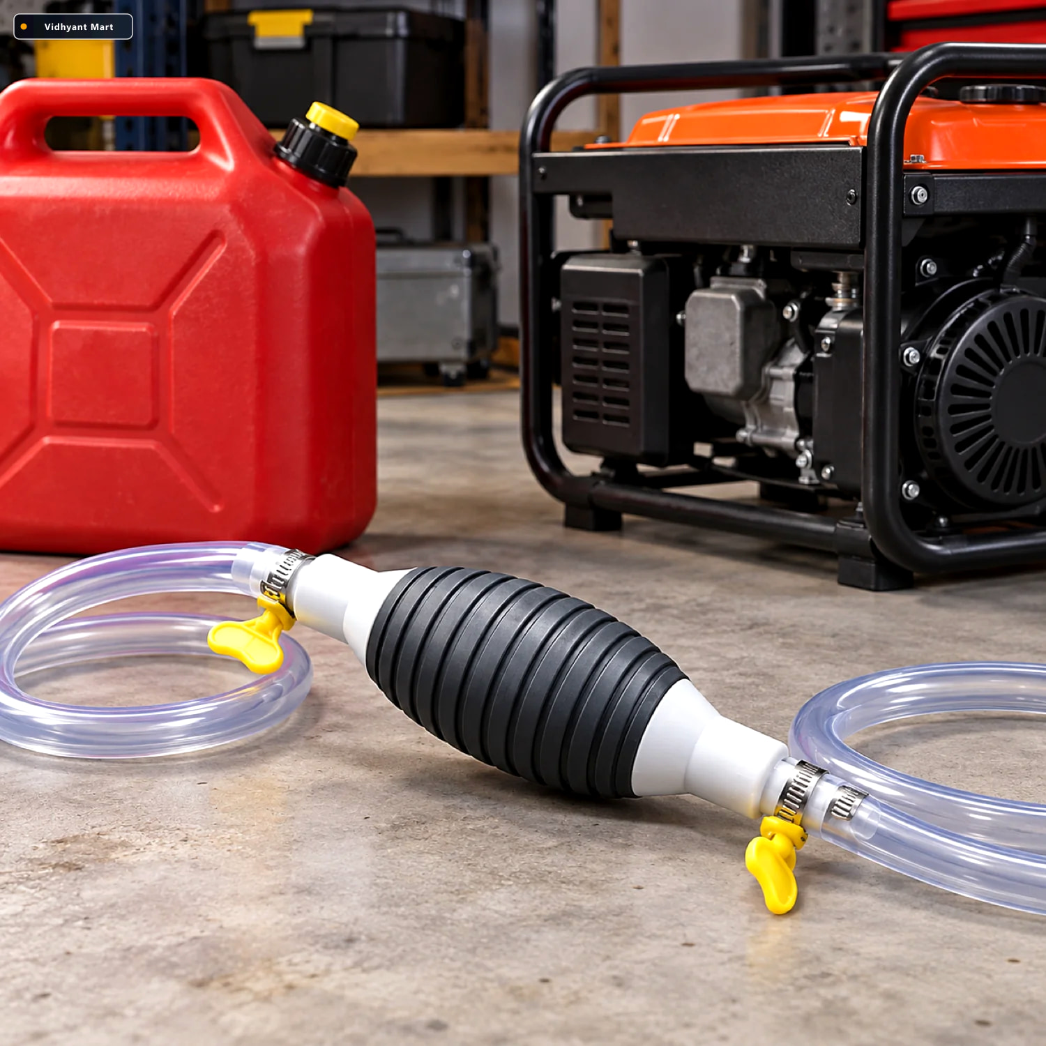 Vidhyant Mart Fuel Transfer Pump Portable Manual Siphon Kit For 1