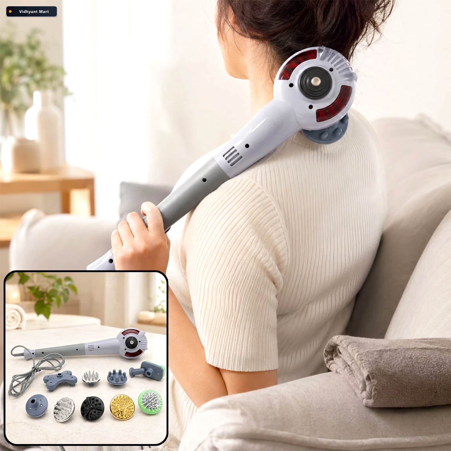 Vidhyant Mart Full Body Massager 8 In 1 Electric For Muscle Reli 1