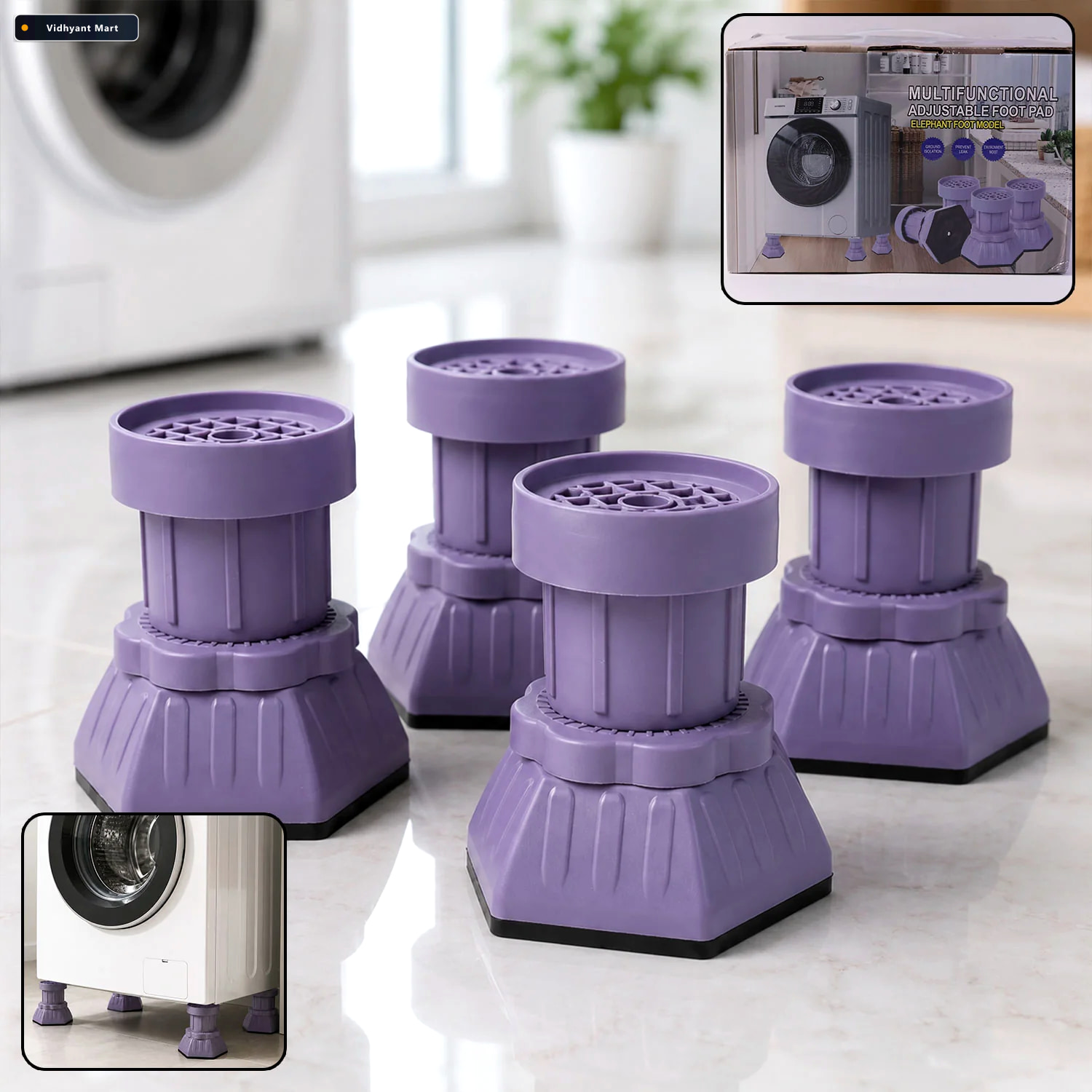 Vidhyant Mart Furniture Leveler Pads Instantly Stabilize Protect 1