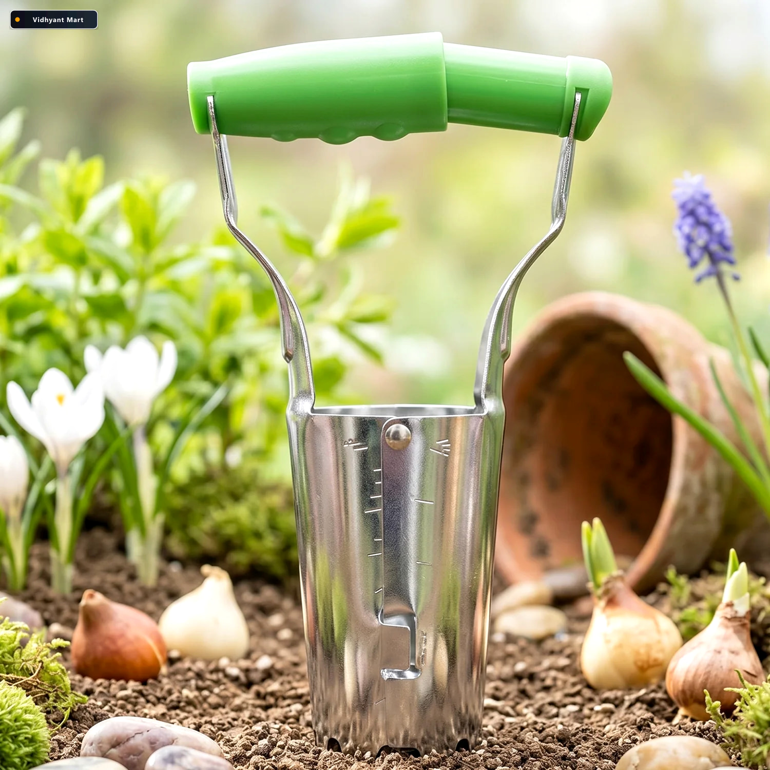 Vidhyant Mart Garden Bulb Planter Neat Planting With Depth Marks 3