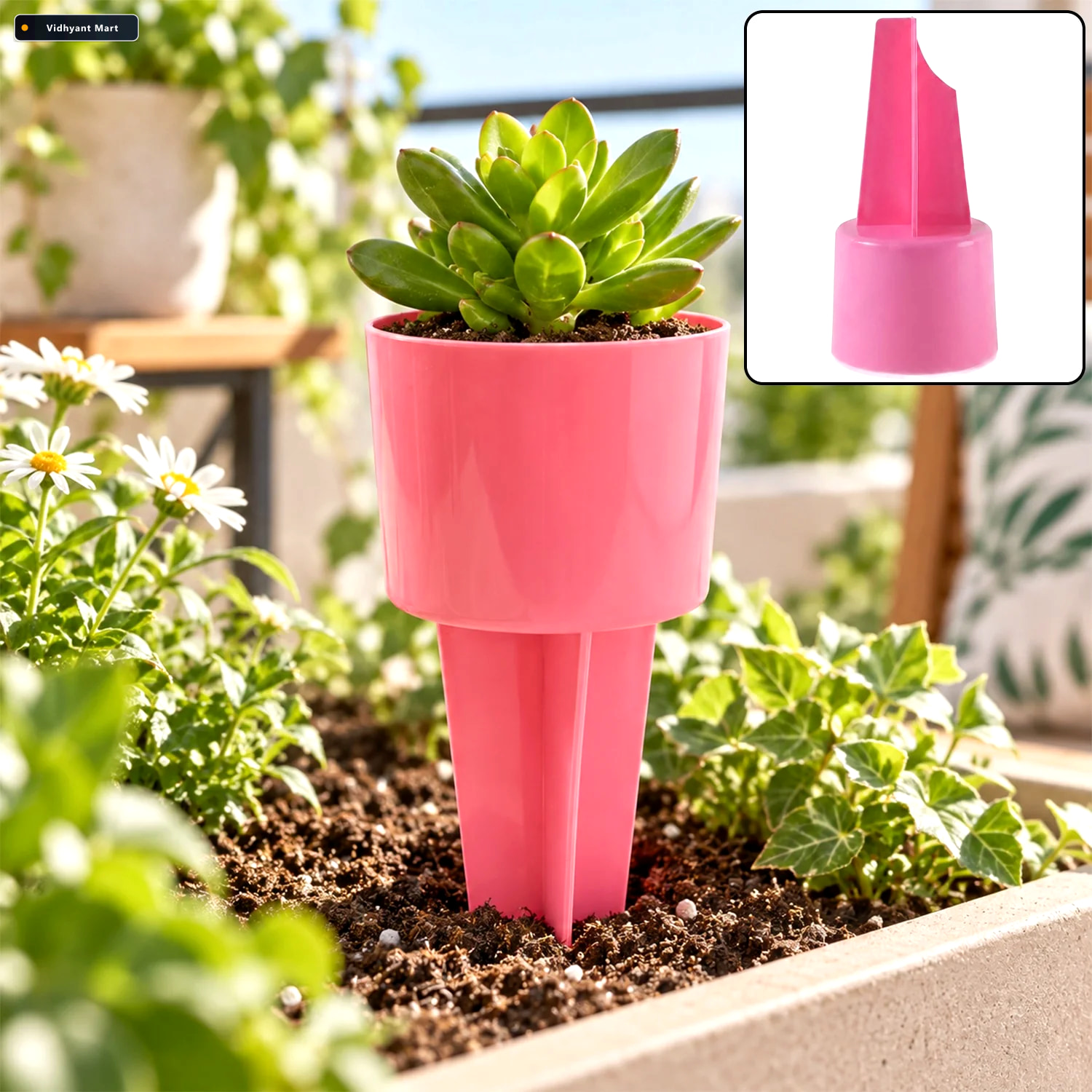 Vidhyant Mart Garden Ground Stake Cup Holder For Lawn And Outdoo 1