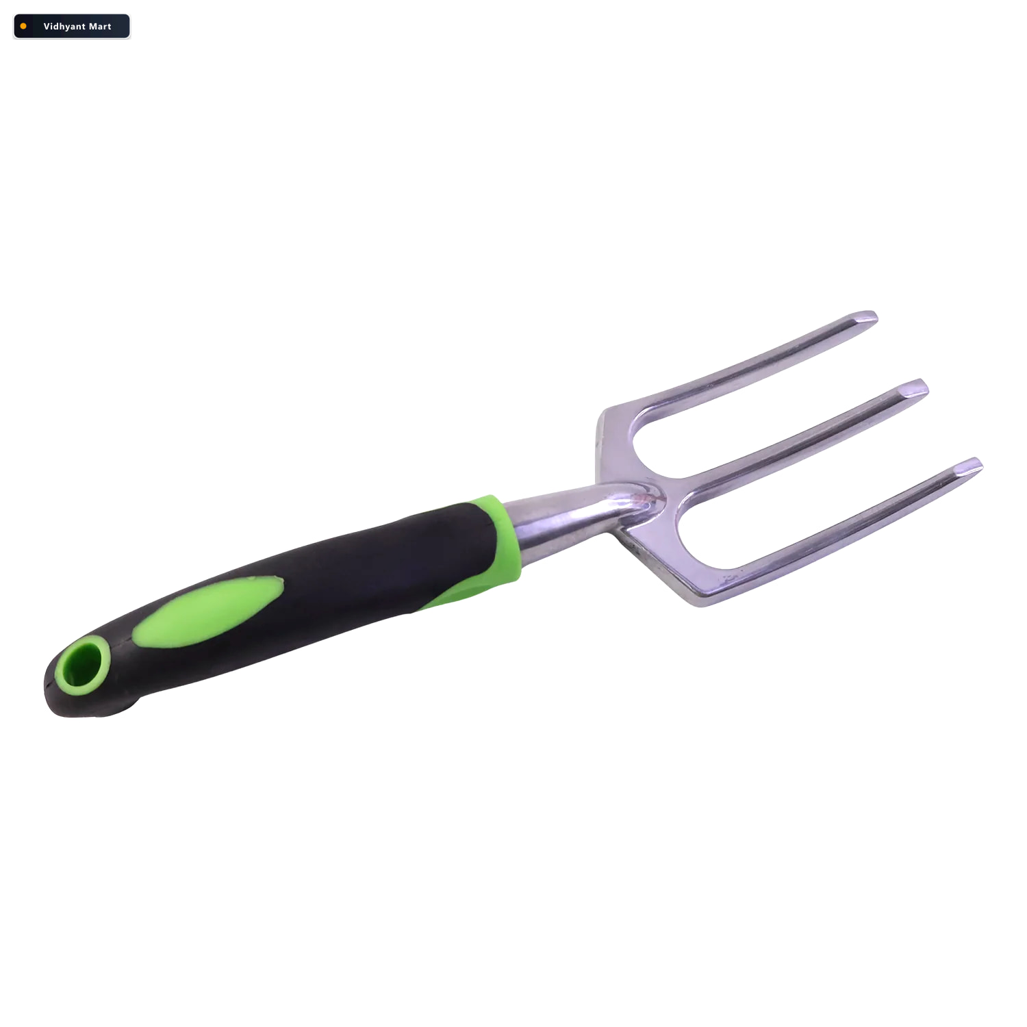 Vidhyant Mart Garden Hand Fork 3 Tine Stainless Steel Digging To 3