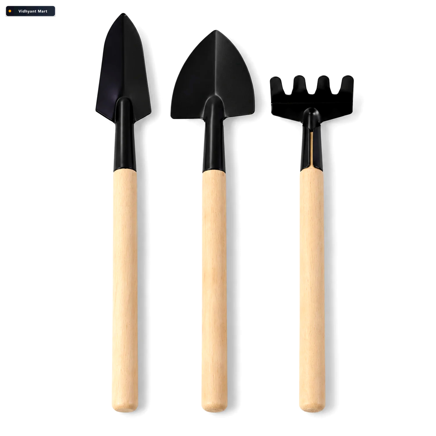 Vidhyant Mart Garden Hand Tool Set Of 3 With Trowel Shovel And R 3