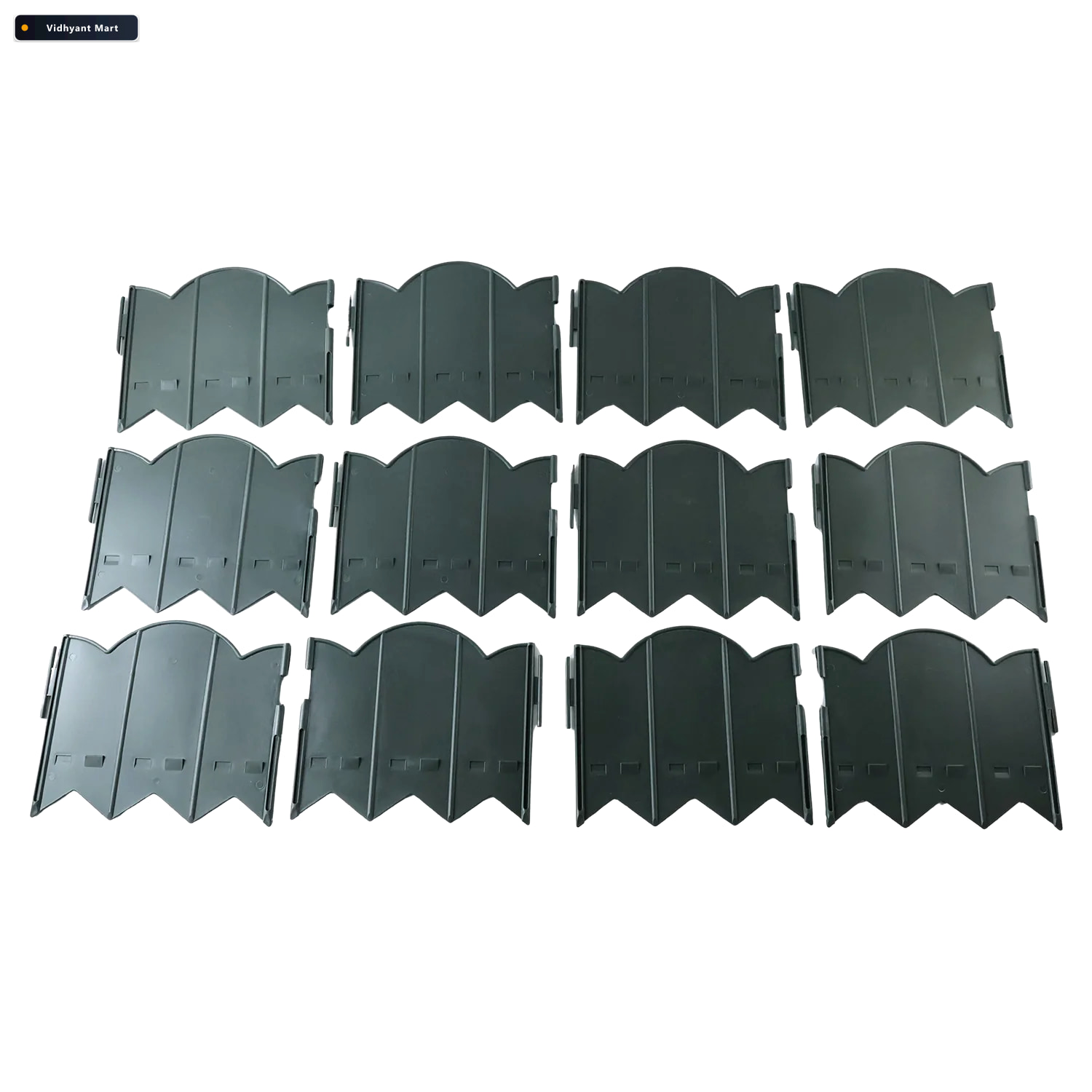 Vidhyant Mart Garden Lawn Edging Border Set Easy Interlocking Pa 4
