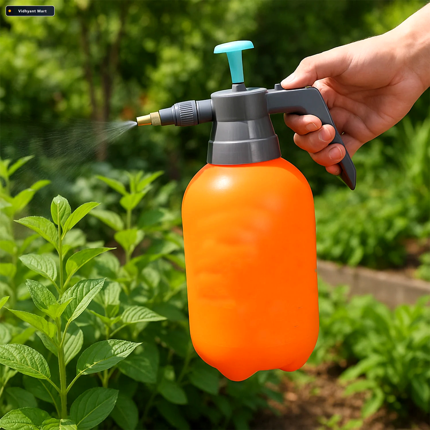 Vidhyant Mart Garden Pressure Sprayer 2l Handheld Pump Xcelcraft 2