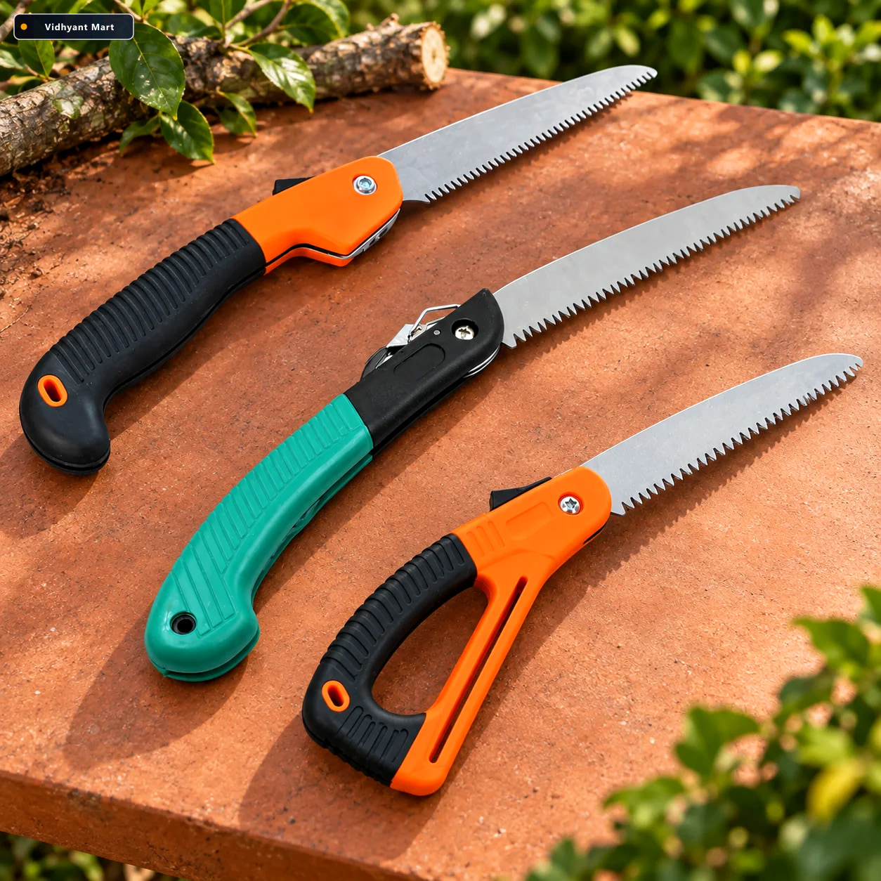 Vidhyant Mart Garden Pruning Hand Saw Set 3 Pc Wood Cutting Tool 3