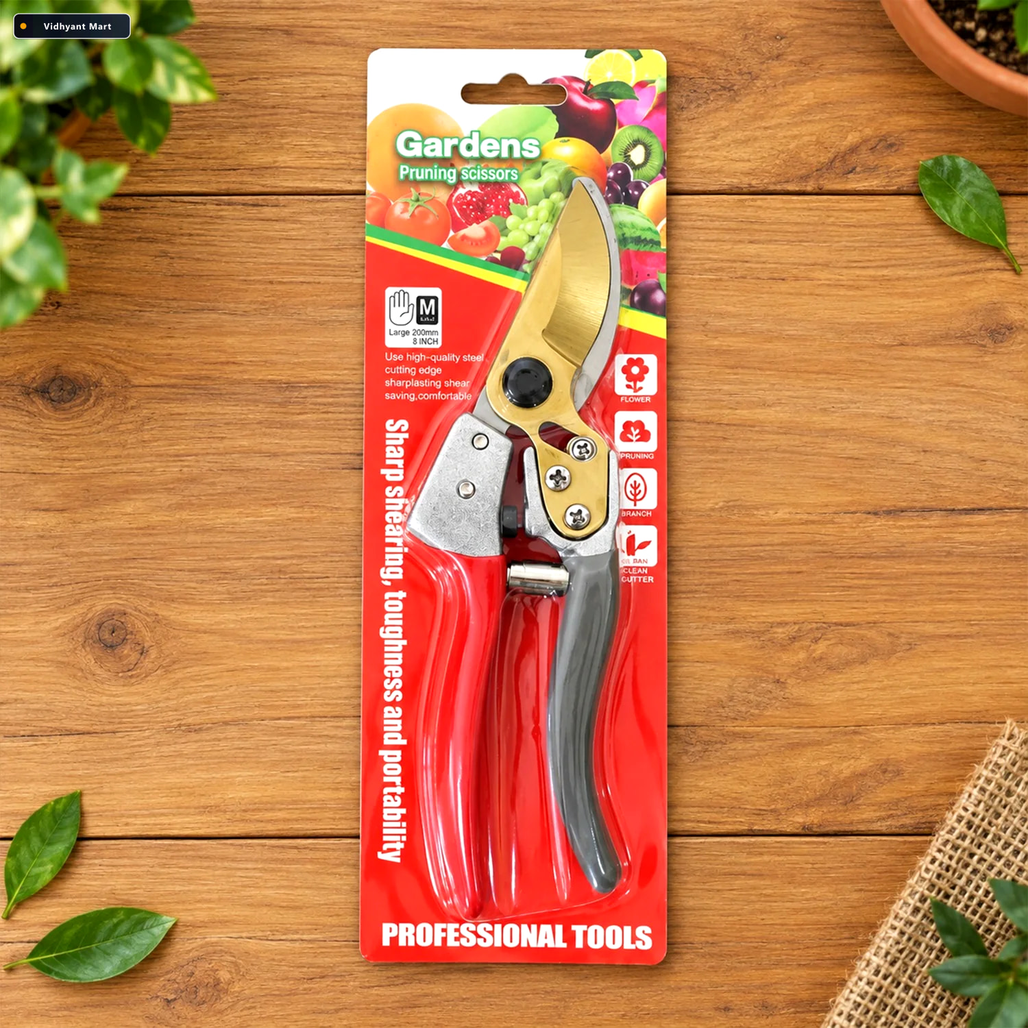 Vidhyant Mart Garden Pruning Shears For Plants Flowers And Small 1