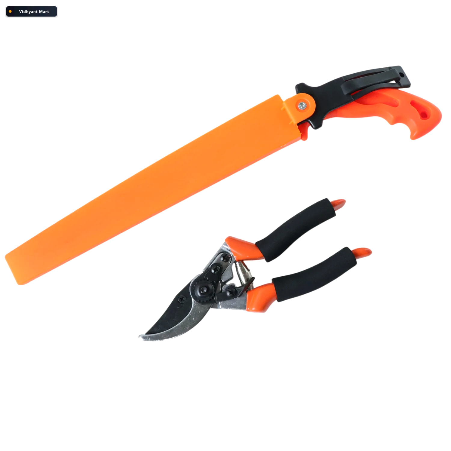 Vidhyant Mart Garden Pruning Tool Combo Heavy Duty Saw Sharp She 4