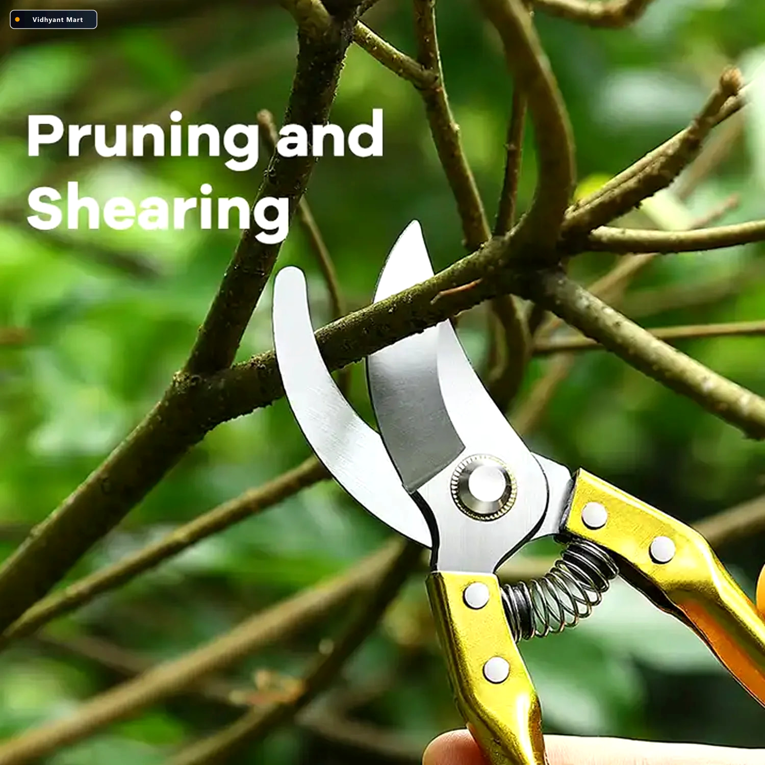 Vidhyant Mart Garden Shears Ultra Sharp Pruning Scissors For Pla 3