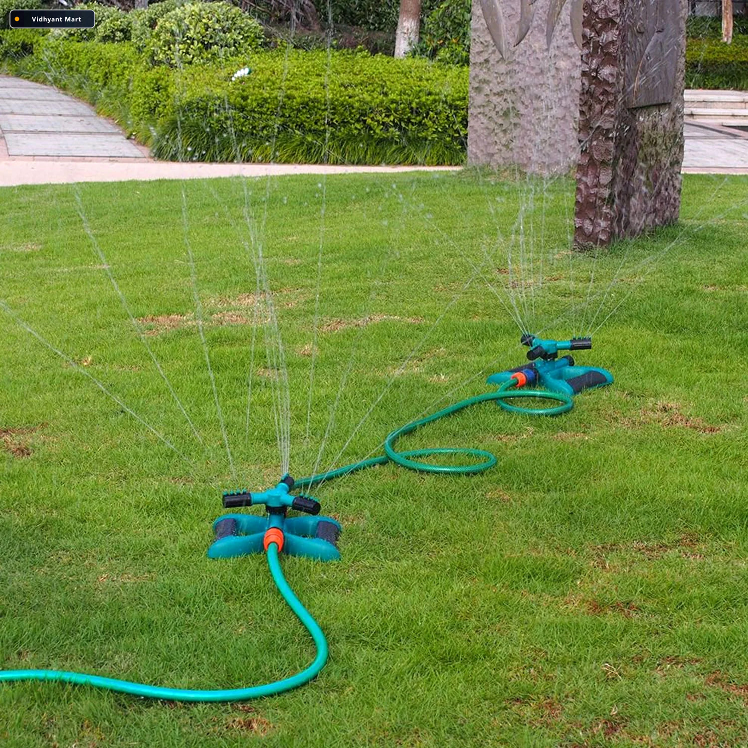 Vidhyant Mart Garden Water Sprinkler 360 Rotating For Full Cover 4