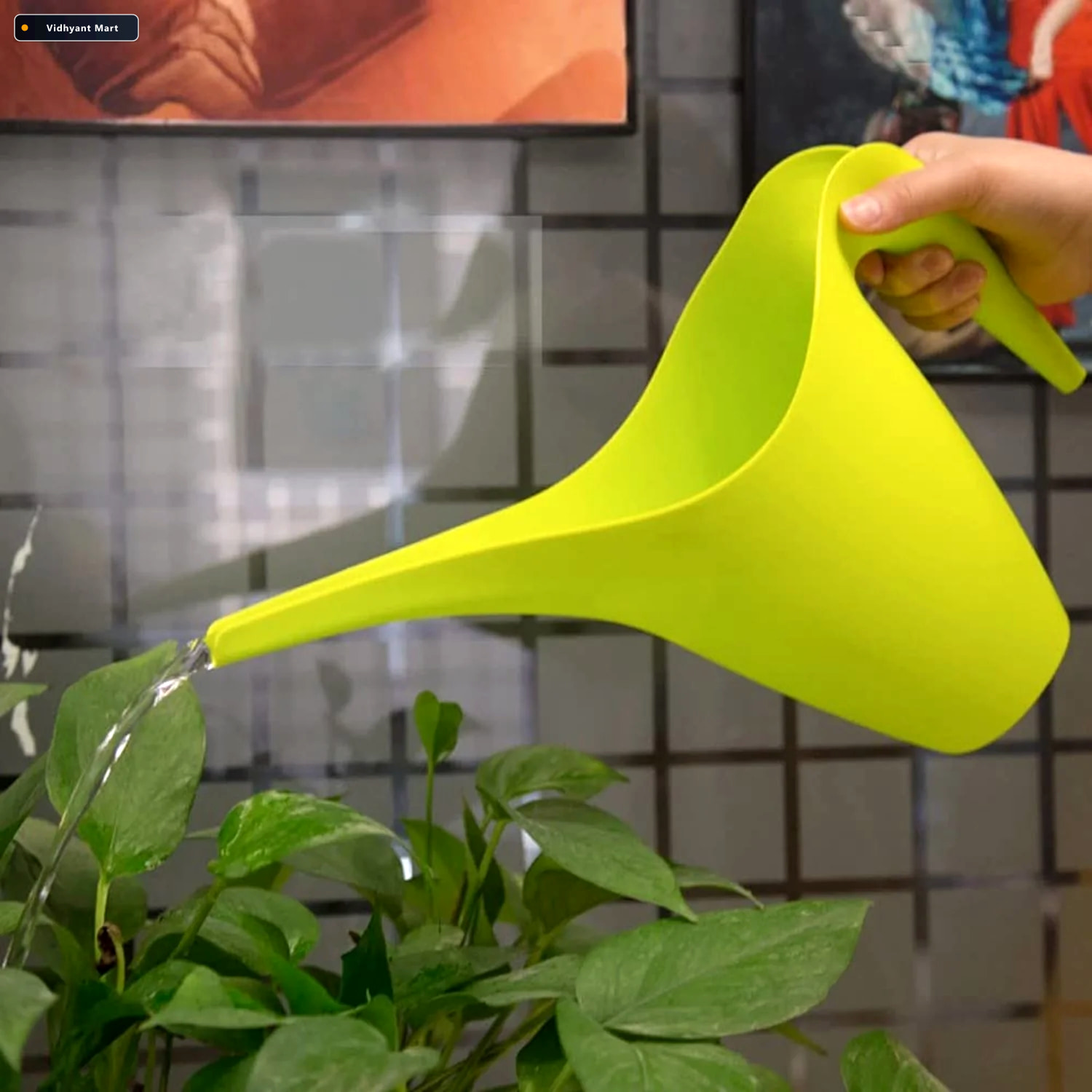 Vidhyant Mart Garden Watering Pot With Long Spout And Easy Grip 2