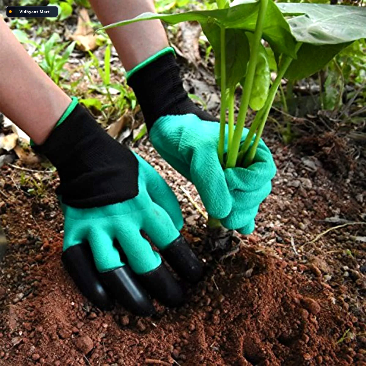 Vidhyant Mart Gardening Gloves With Claws Durable Waterproof Gro 1