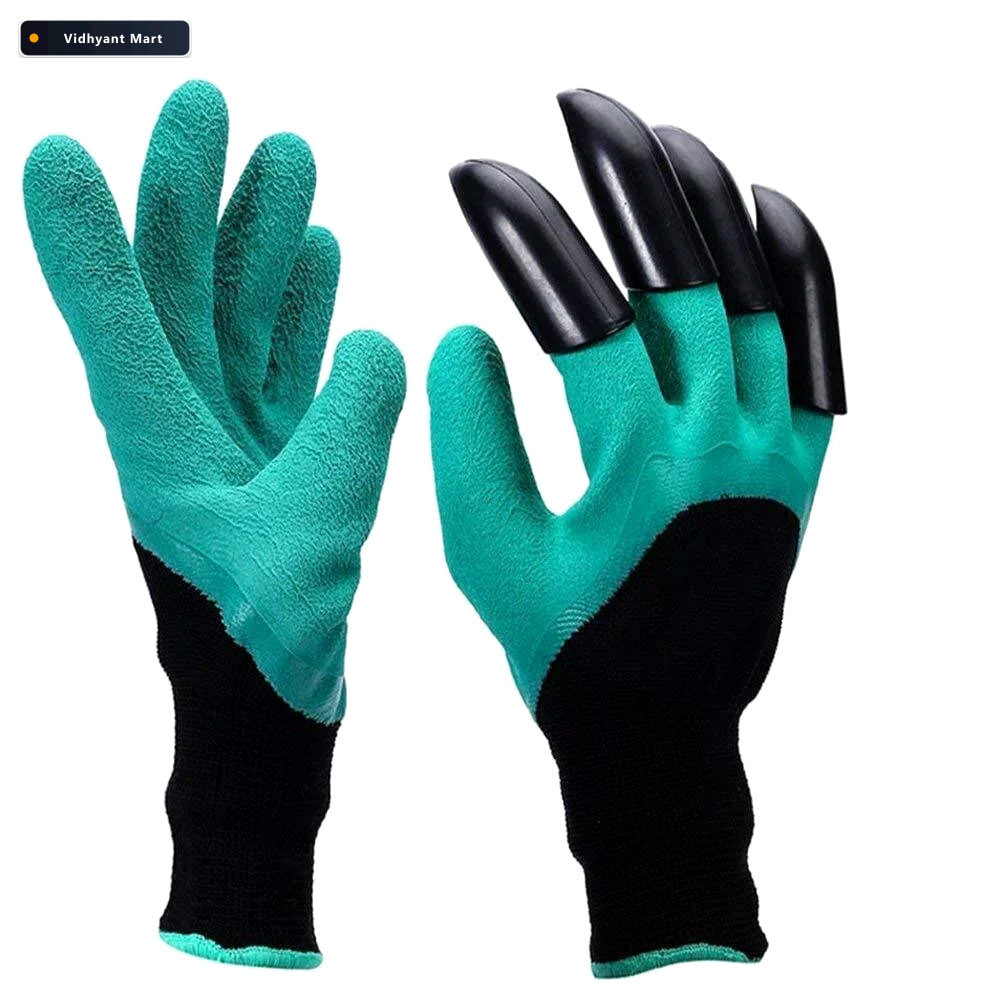 Vidhyant Mart Gardening Gloves With Claws Durable Waterproof Gro 2