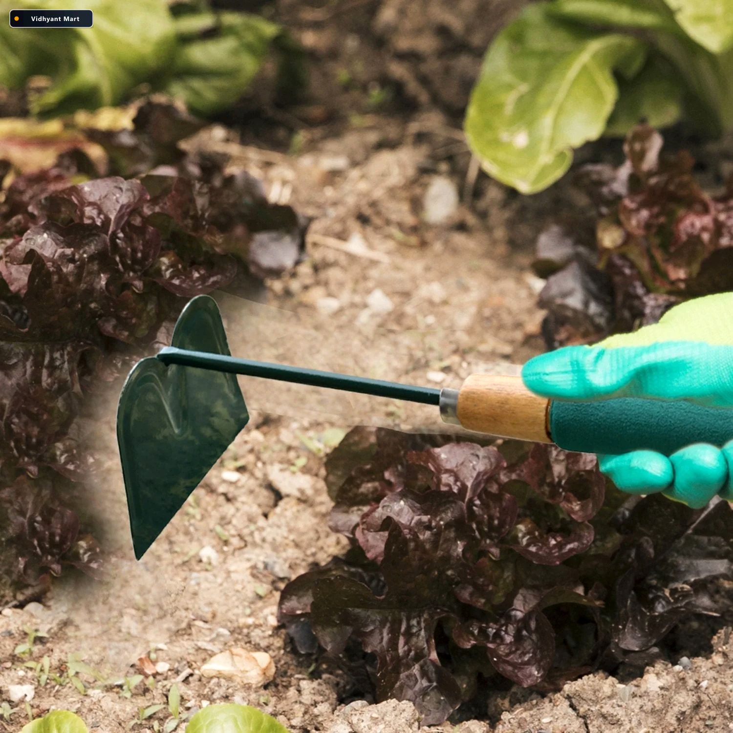 Vidhyant Mart Gardening Hoe Durable Carbon Steel Hand Tool For W 2