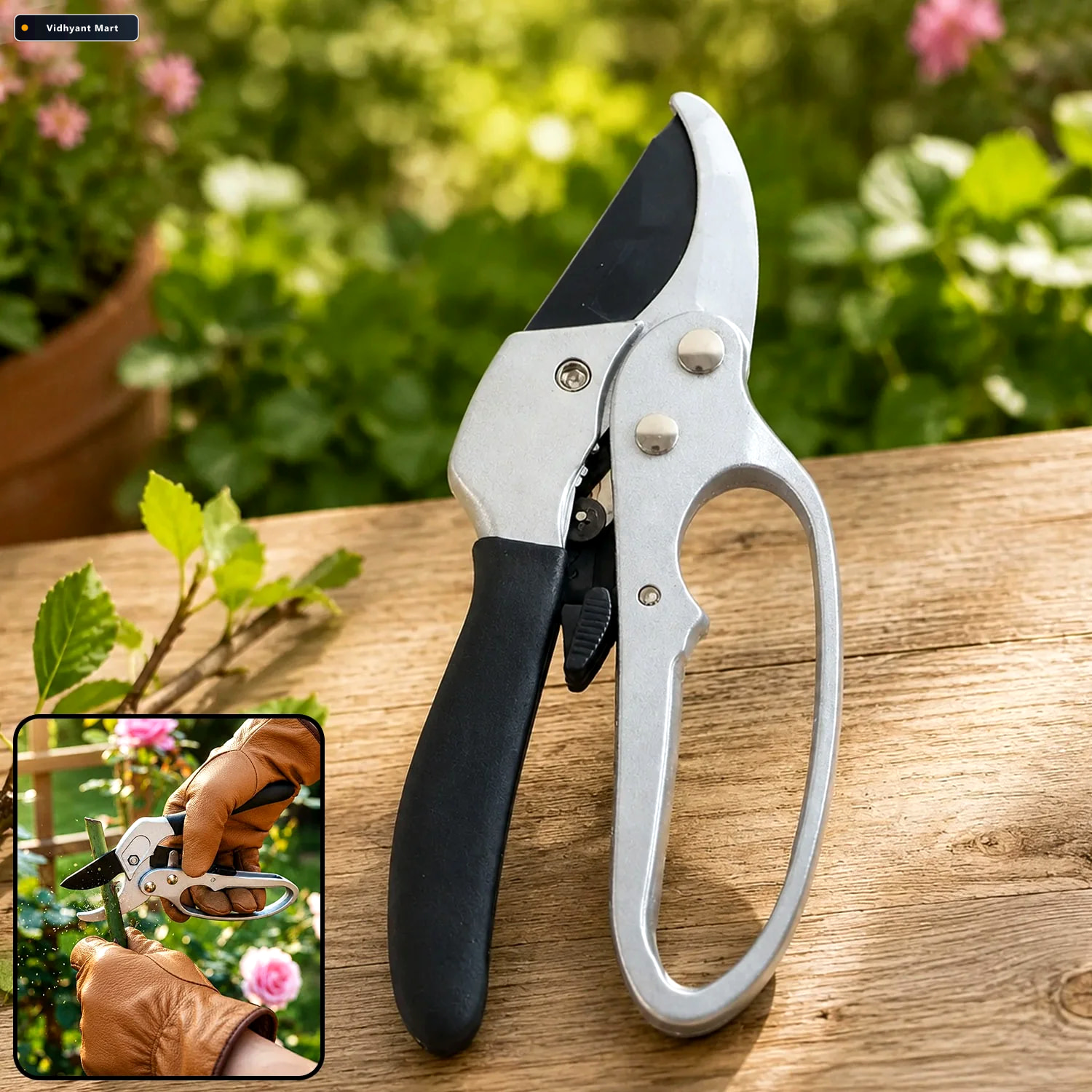 Vidhyant Mart Gardening Pruning Shears Ergonomic Sharp Sk 5 Blad 1