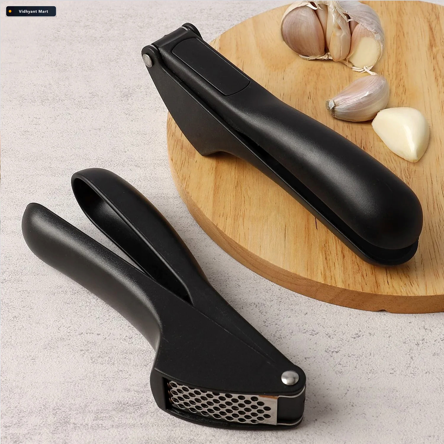 Vidhyant Mart Garlic Press Effortless Manual Garlic Crushing Too 2