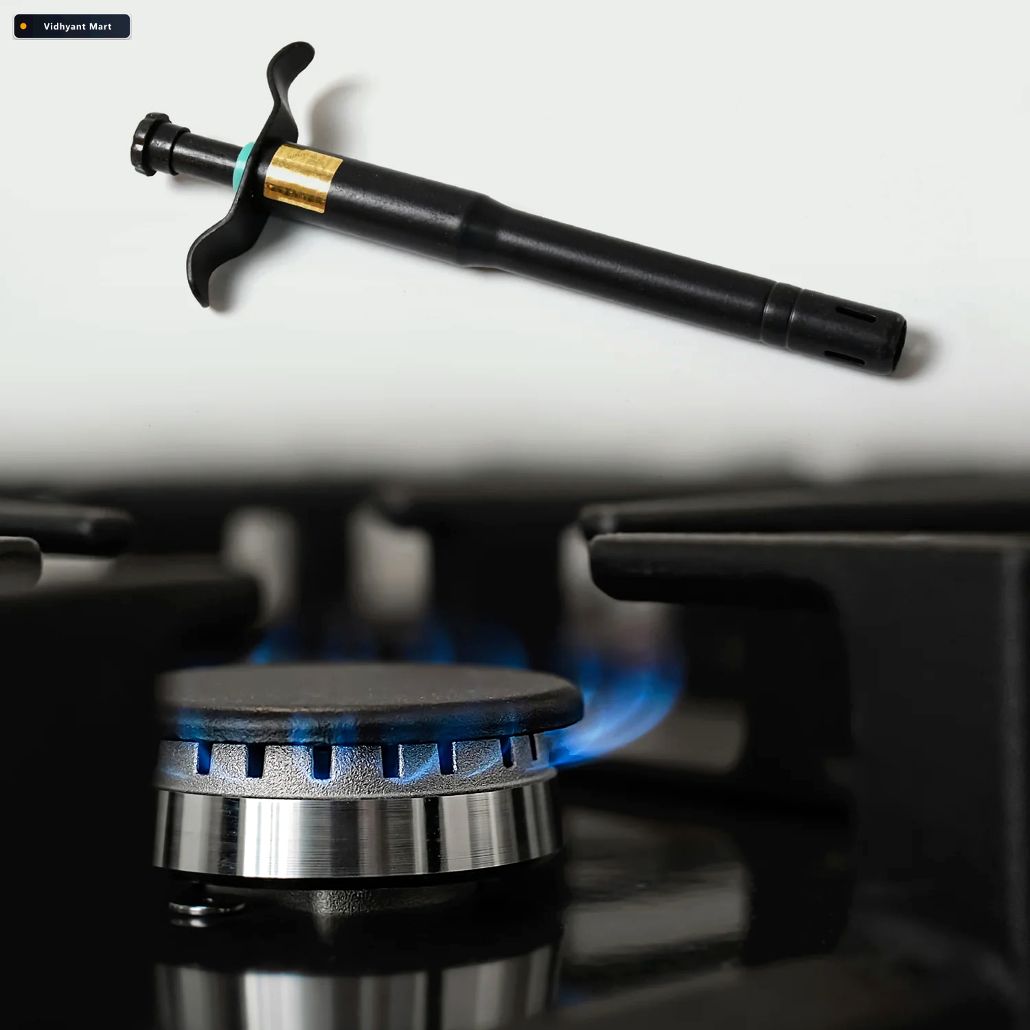 Vidhyant Mart Gas Lighter For Stove Durable Stainless Steel Cook 1