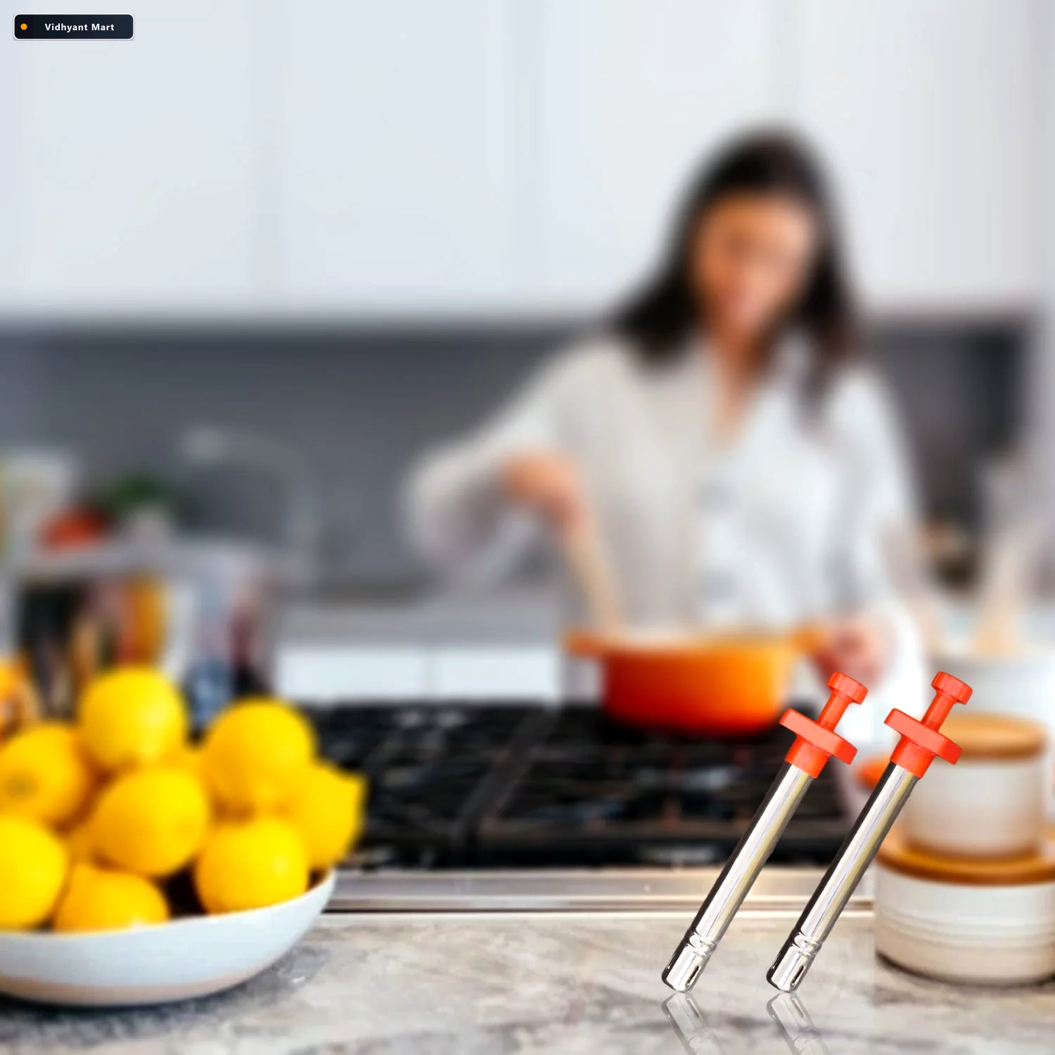 Vidhyant Mart Gas Lighter Fuel Free Stainless Steel Kitchen Tool 2