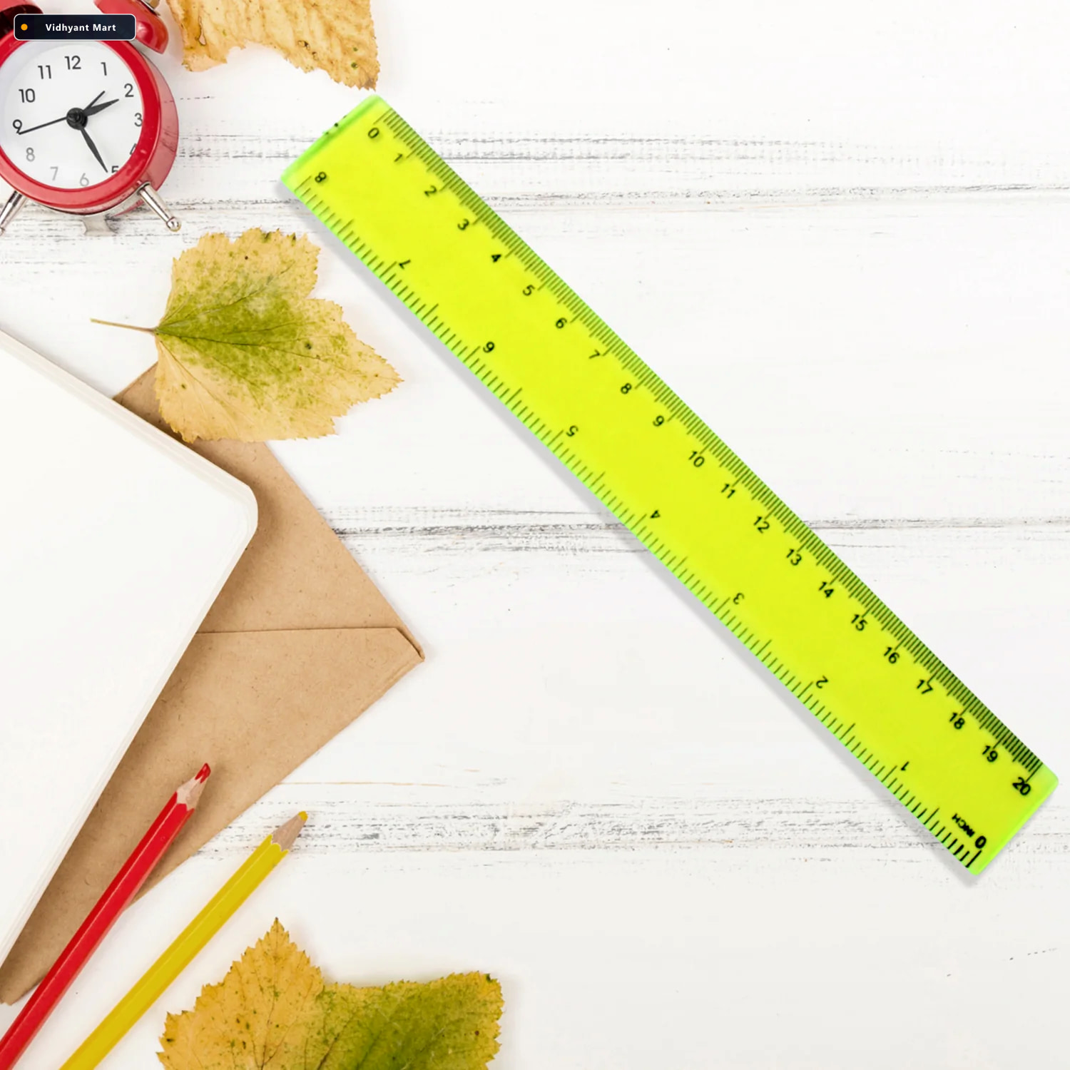 Vidhyant Mart Geometry Set 4 Piece Triangle Ruler Protractor Kit 3