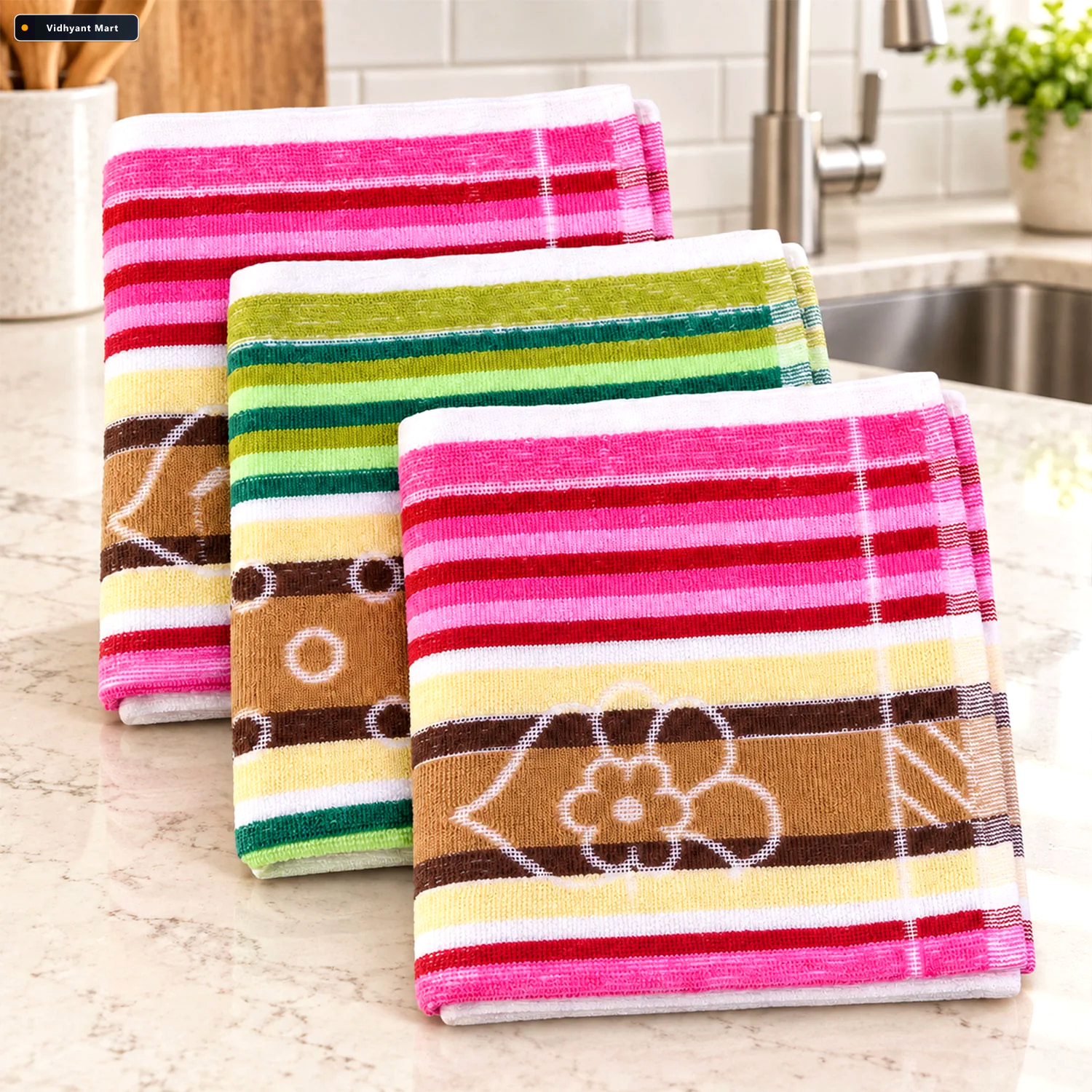 Vidhyant Mart Glass Duster Cloth Set For Kitchen And Window Clea 2