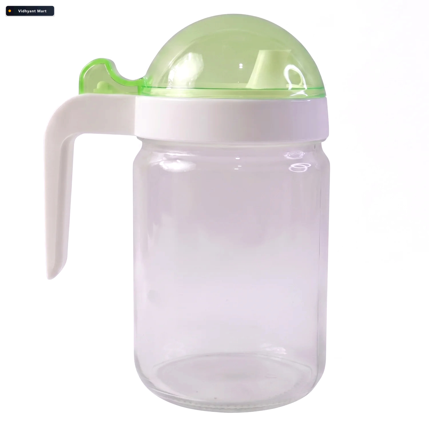 Vidhyant Mart Glass Oil Bottle 580ml Leak Proof Easy Pour Design 3