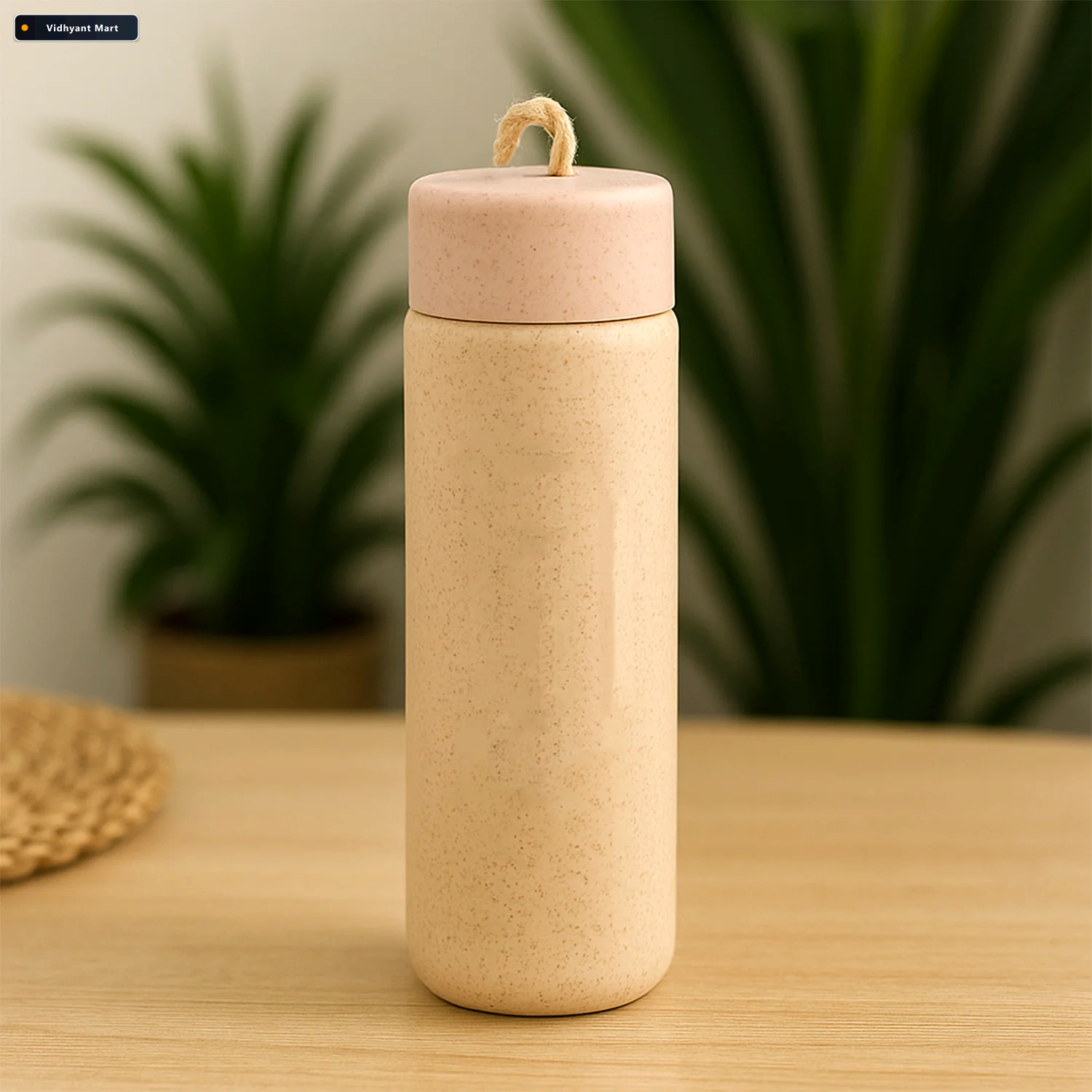 Vidhyant Mart Glass Water Bottle 350ml Leak Proof Bpa Free Ferve 1