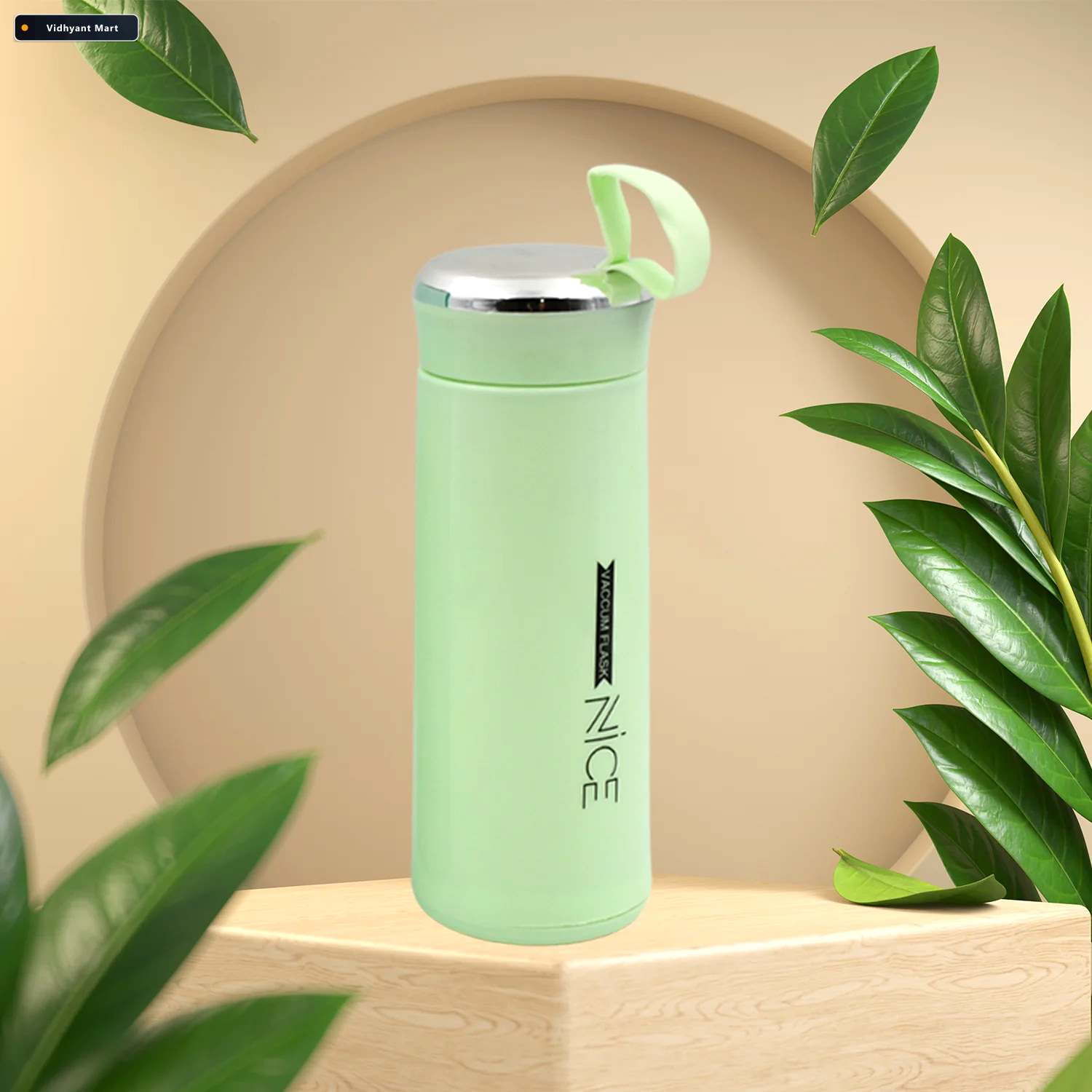 Vidhyant Mart Glass Water Bottle 400ml Leak Proof Bpa Free For G 2