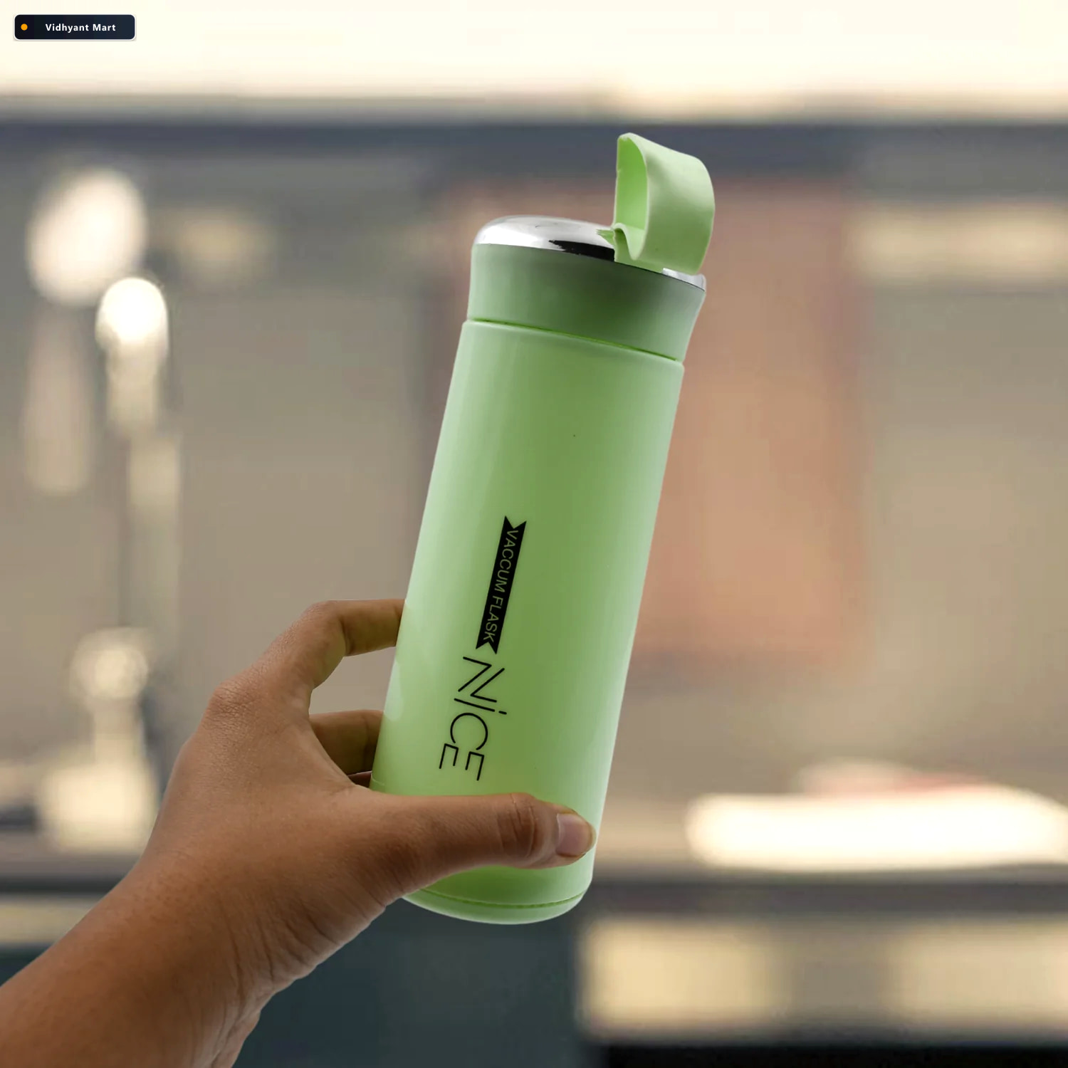 Vidhyant Mart Glass Water Bottle 400ml Leak Proof Bpa Free For G 3