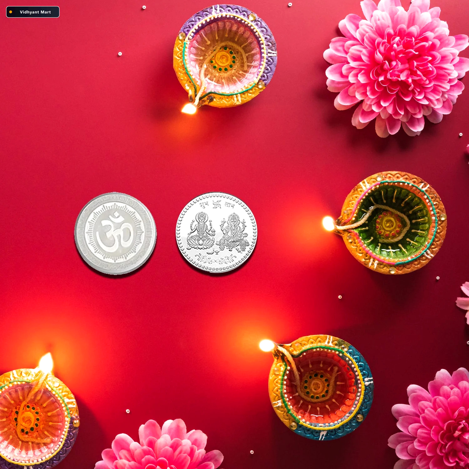 Vidhyant Mart Goddess Lakshmi Pooja Coin Symbol Of Wealth Blessi 1