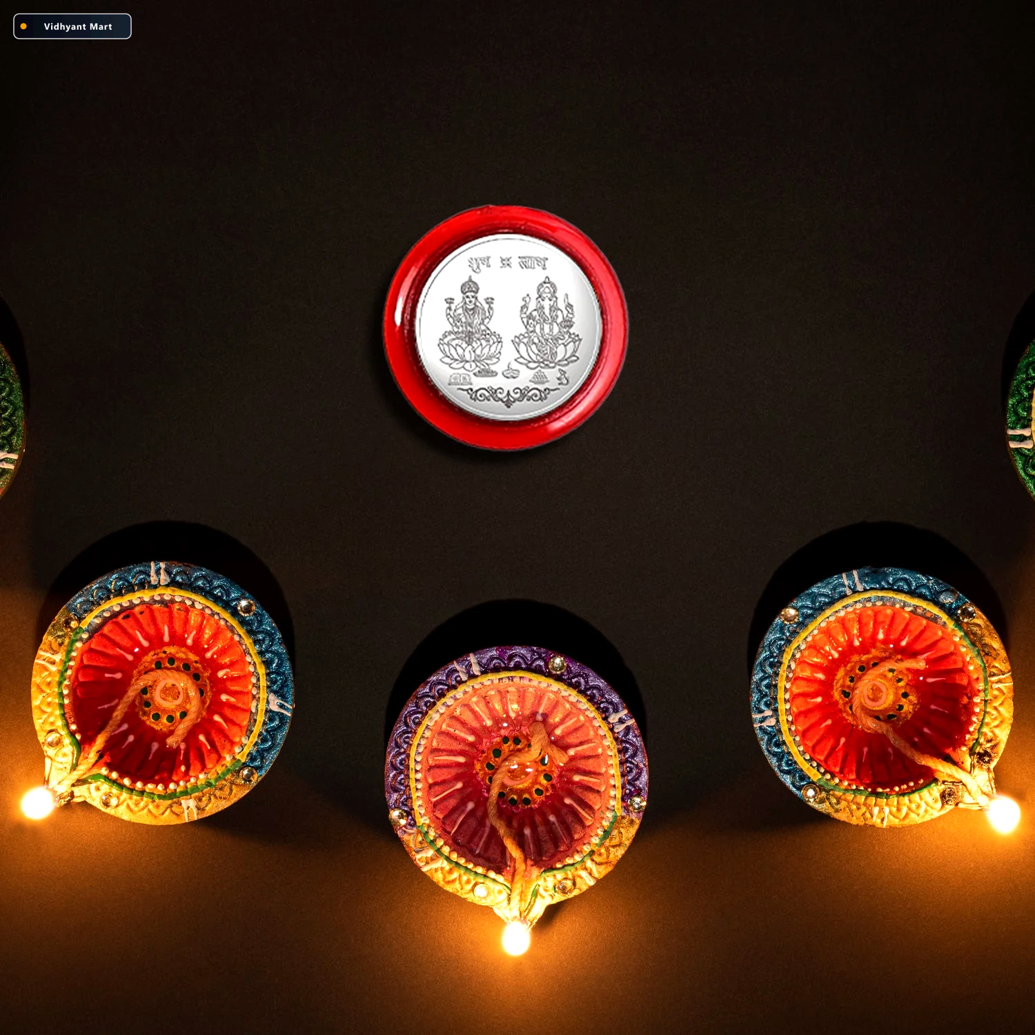 Vidhyant Mart Goddess Lakshmi Pooja Coin Symbol Of Wealth Blessi 3