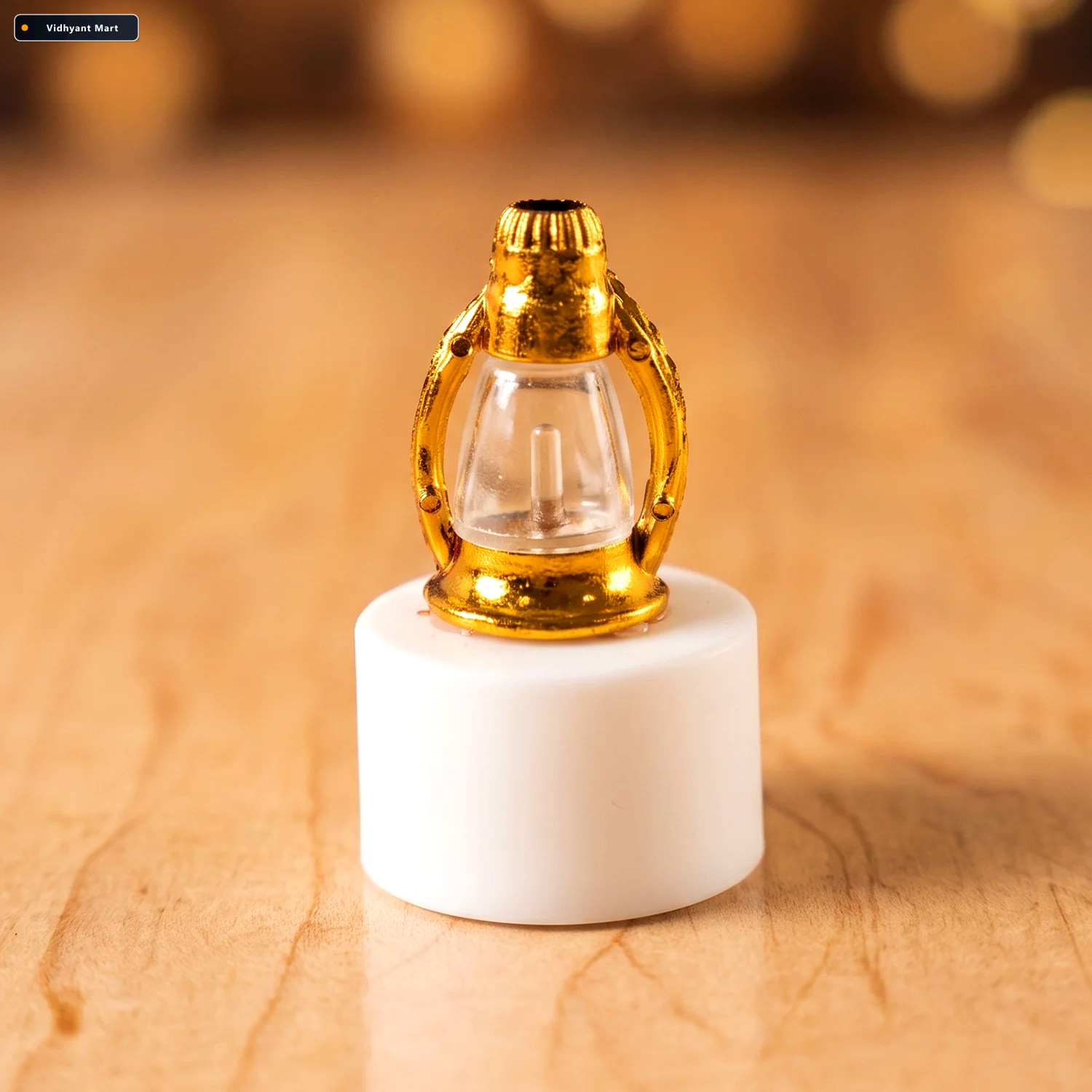 Vidhyant Mart Golden Lantern Led Decorative Candle Lamps For Hom 4