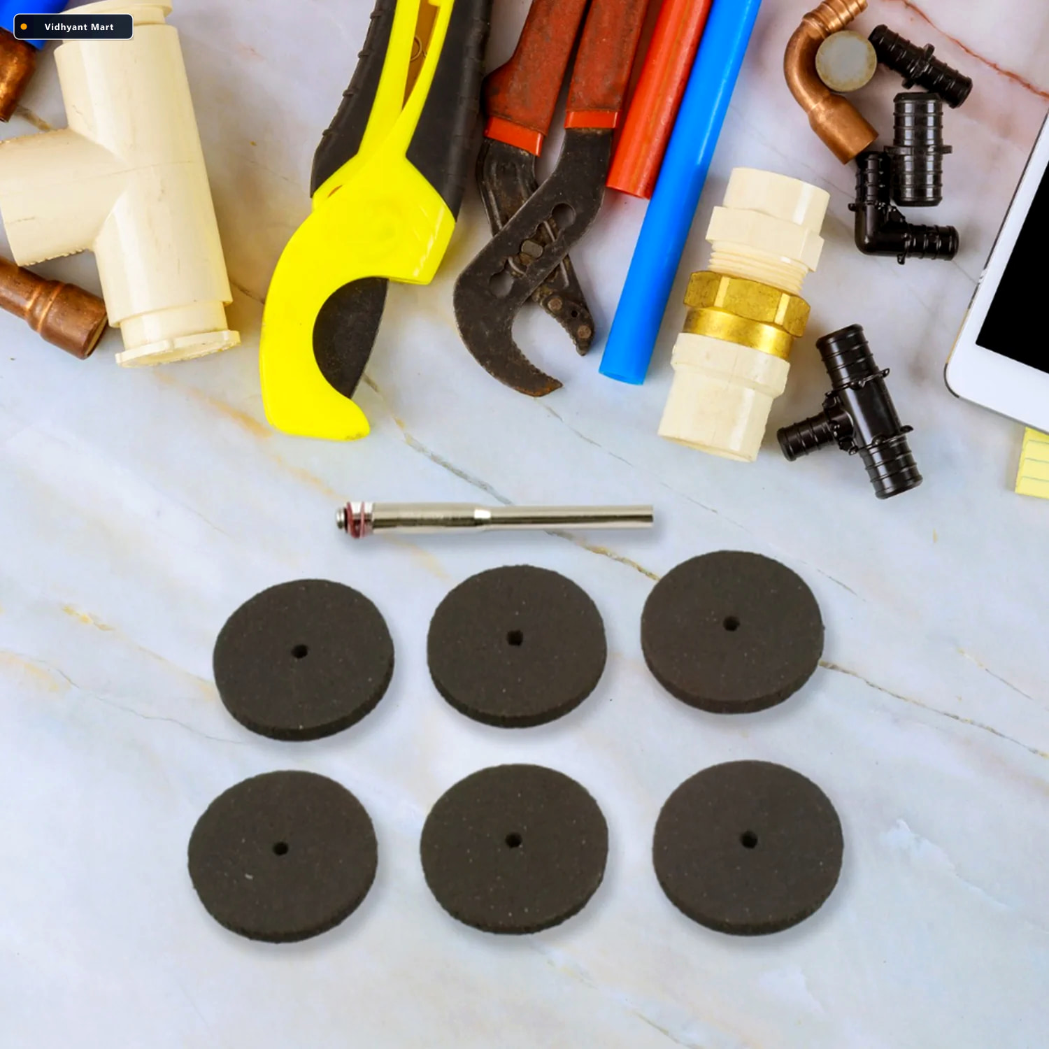 Vidhyant Mart Grinder Cutting Discs 7 Pc Set For Metal Wood Wagt 3