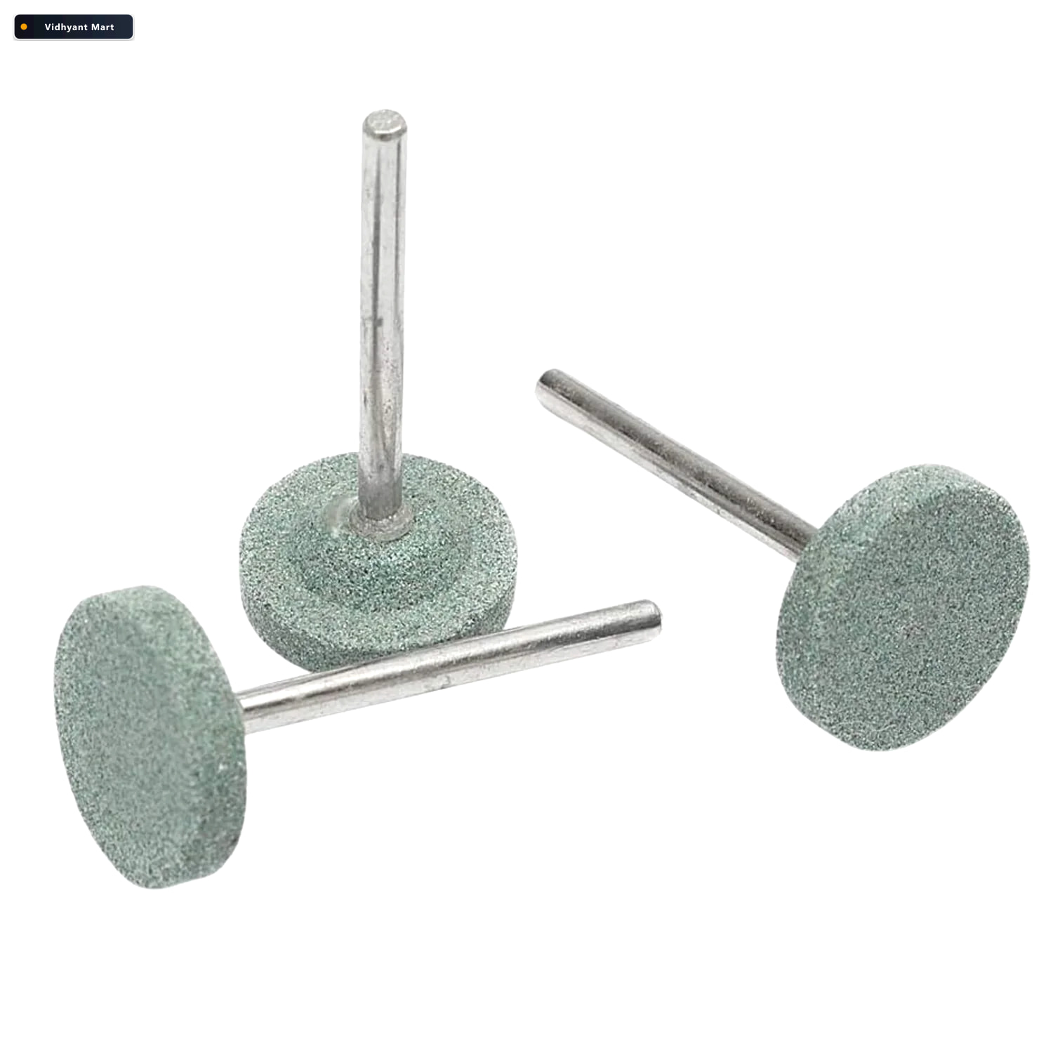 Vidhyant Mart Grinding Head Mounted Stone Set 3 Pcs For Rotary T 4