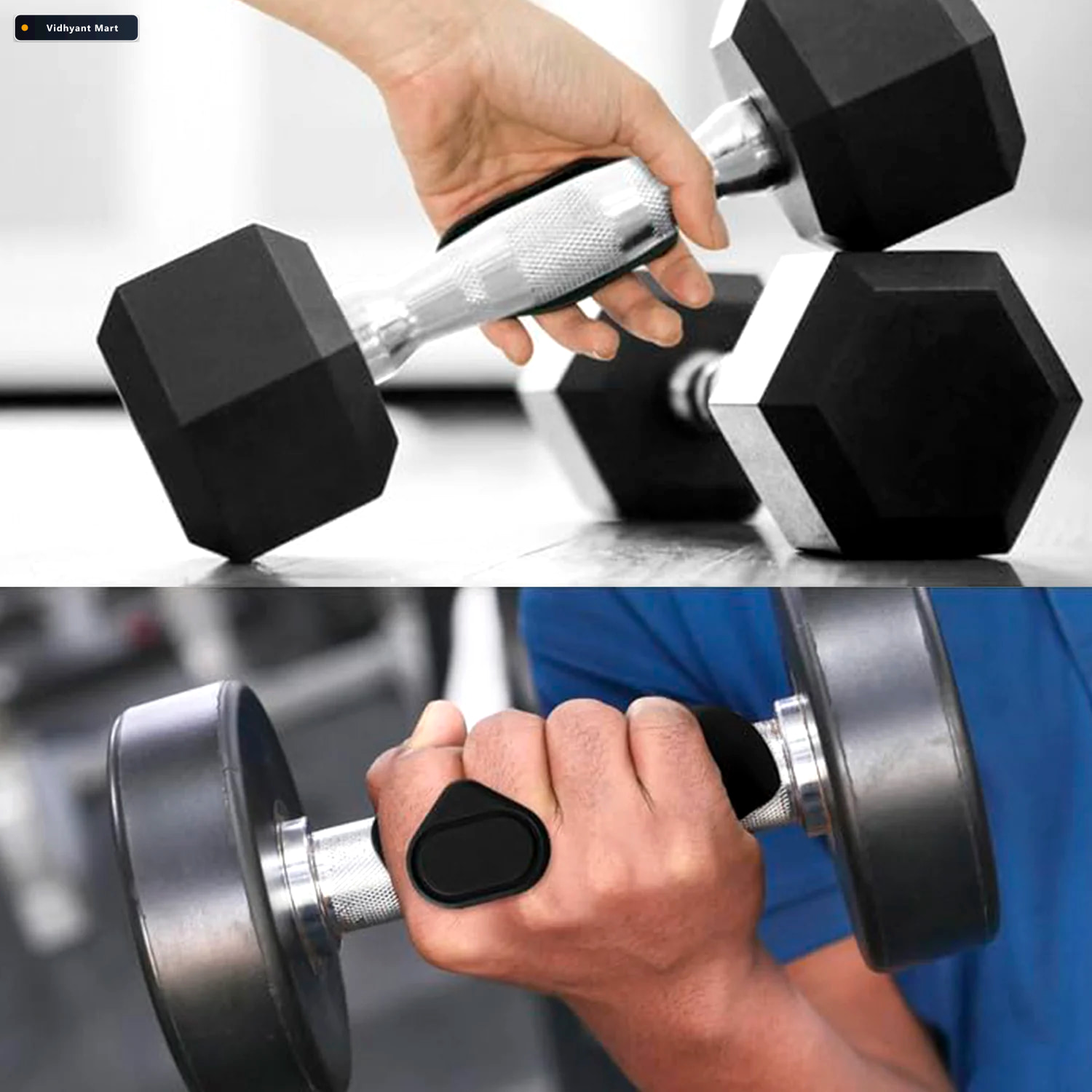 Vidhyant Mart Gym Hand Grip Support Pads Enhance Weightlifting C 2