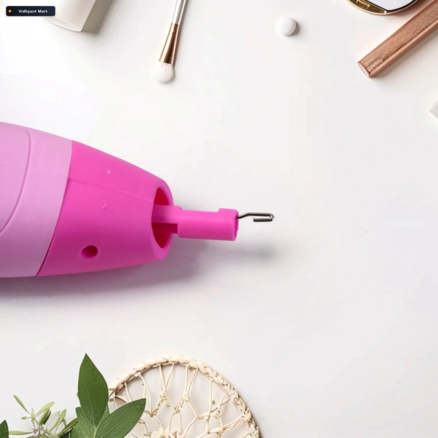 Vidhyant Mart Hair Beader Kit Diy Styling Tool For Girls Calm Cu 2