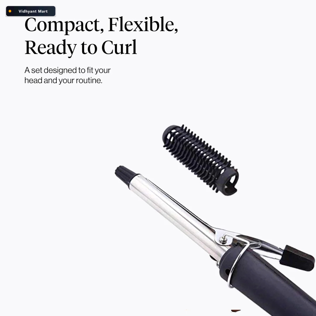 Vidhyant Mart Hair Curling Iron Professional Stylish Curls Calm 3