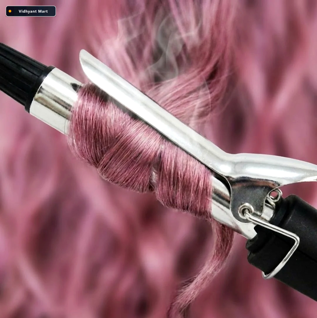 Vidhyant Mart Hair Curling Iron Professional Stylish Curls Calm 5