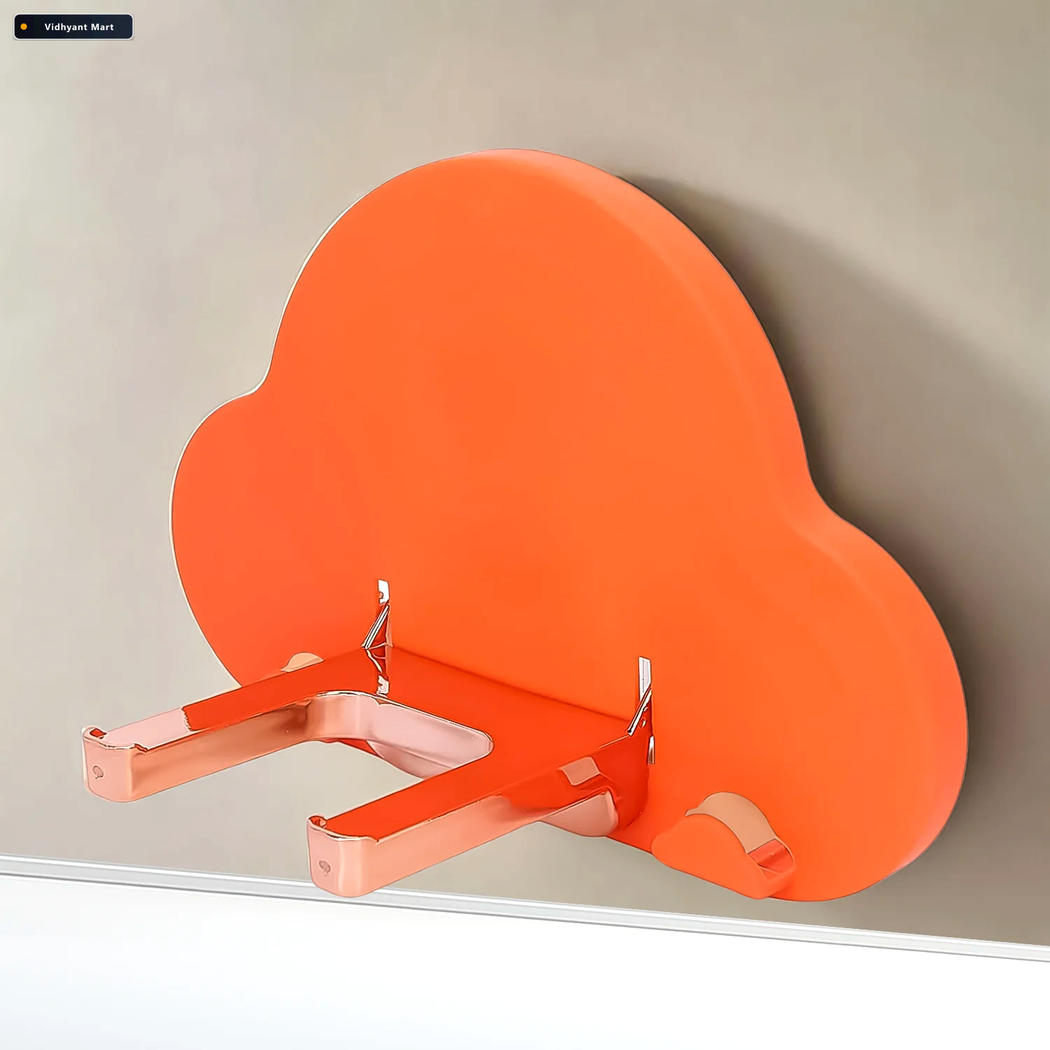 Vidhyant Mart Hair Dryer Holder Wall Mounted Foldable Stand Calm 2
